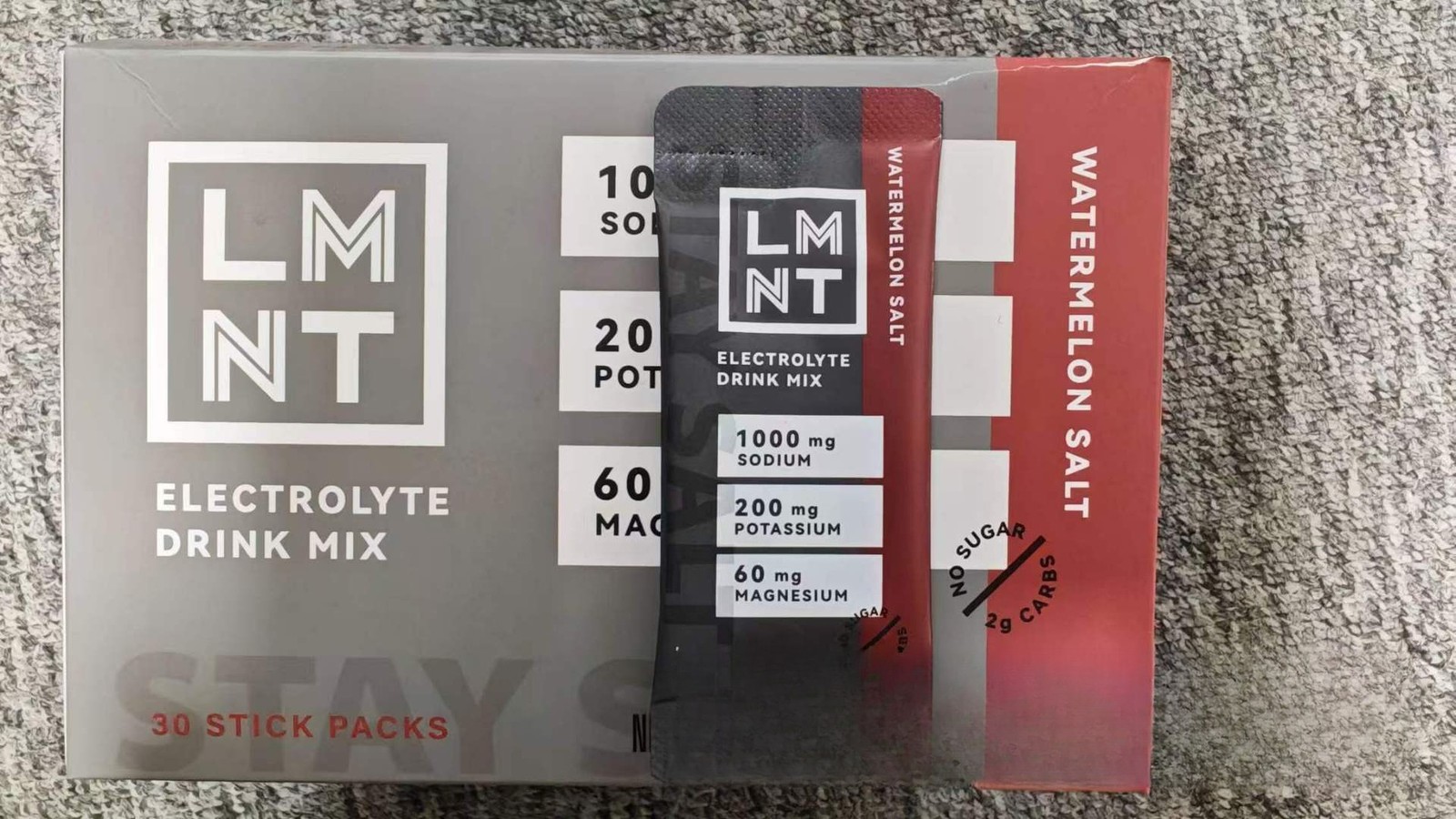 LMNT Electrolytes: 30-Pack Raspberry Salt | Grapefruit | ZERO-Sugar | NEW Keto 1