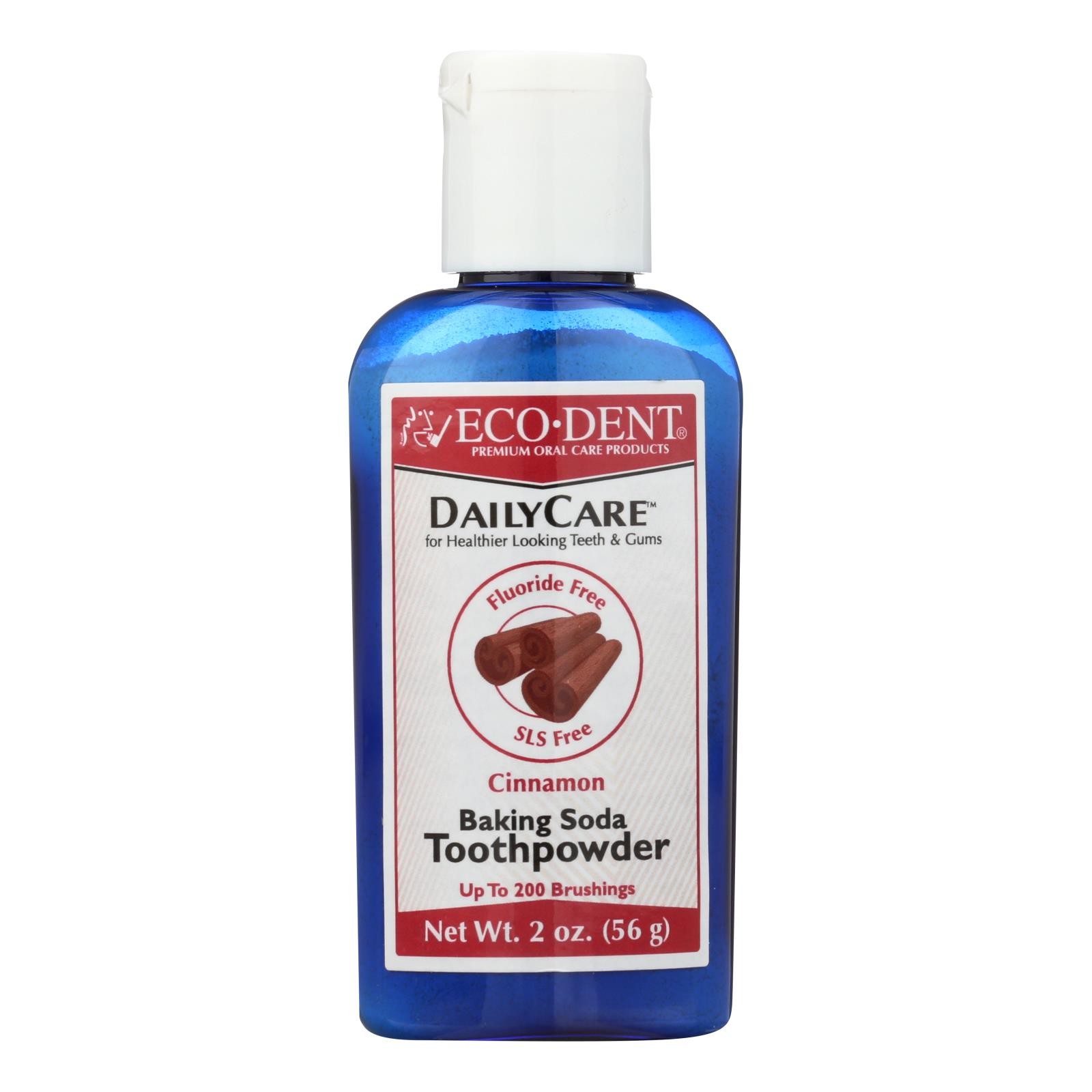 Eco-Dent Toothpowder Daily Care – Cinnamon – 2 oz
