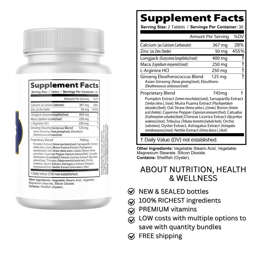 Baker’s- Men’s Health & Bodybuilding- 60 Tablets