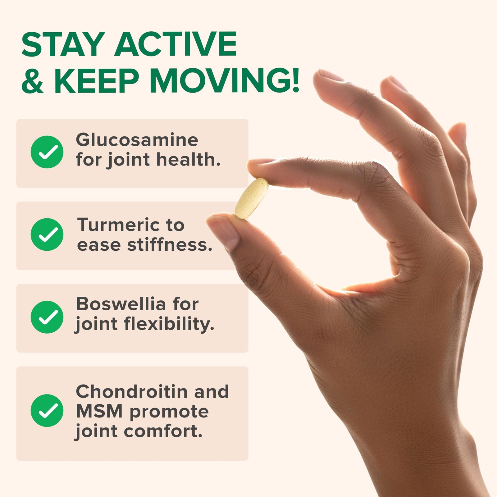 Zenwise Health Joint Support Supplement with Glucosamine Chondroitin MSM, Cur…