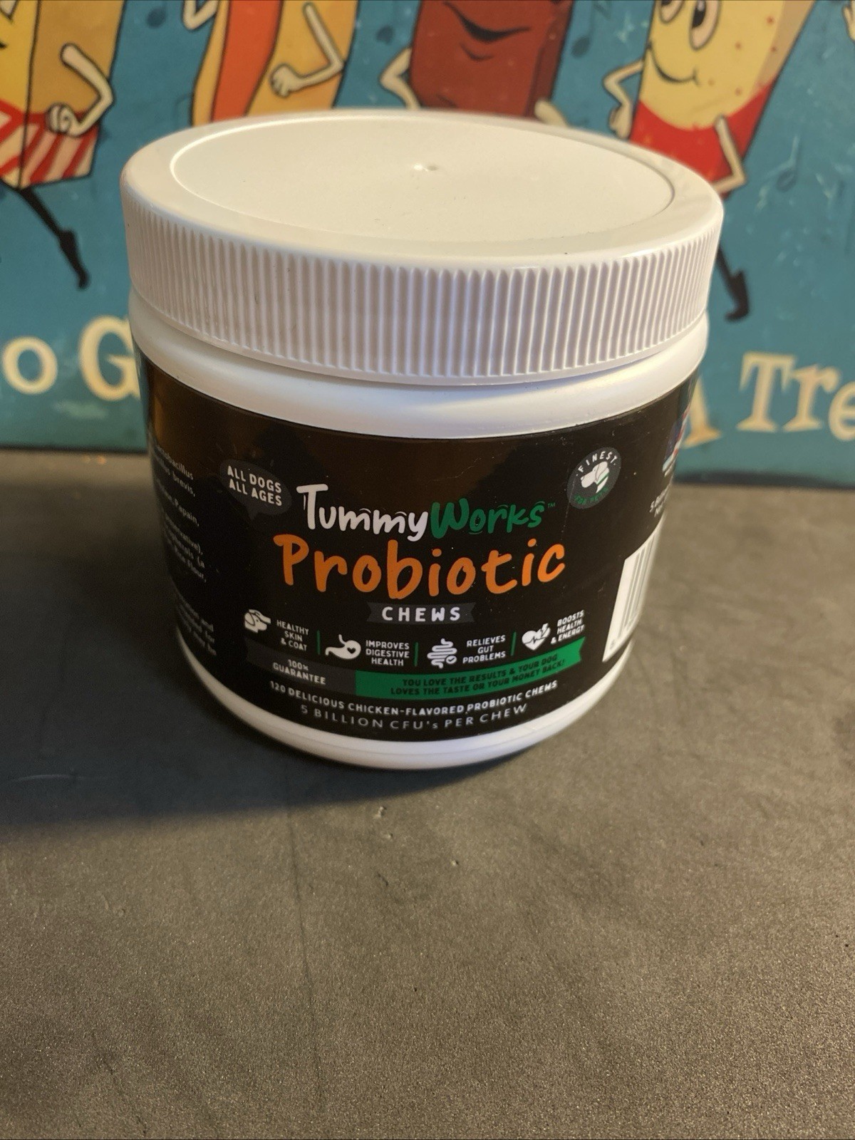 TummyWorks Probiotic Powder Digestive Support 5 Billion CFUs Per Scoop
