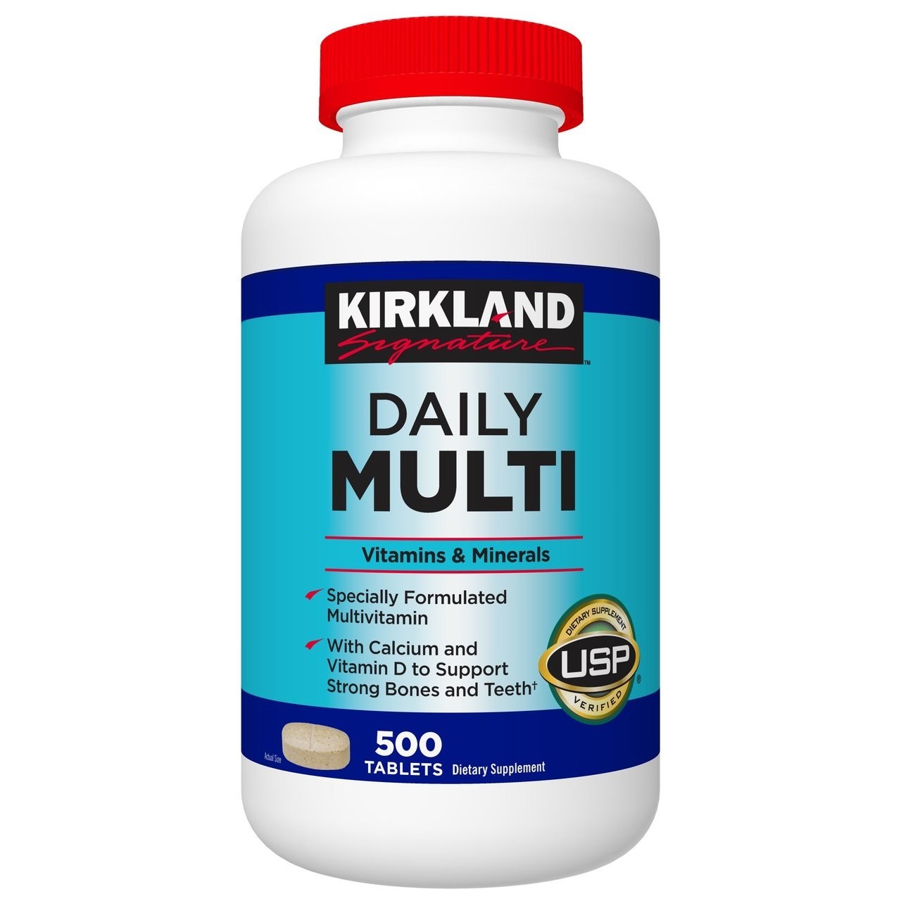 Kirkland Signature Daily Multivitamin & Minerals 500 Tablets