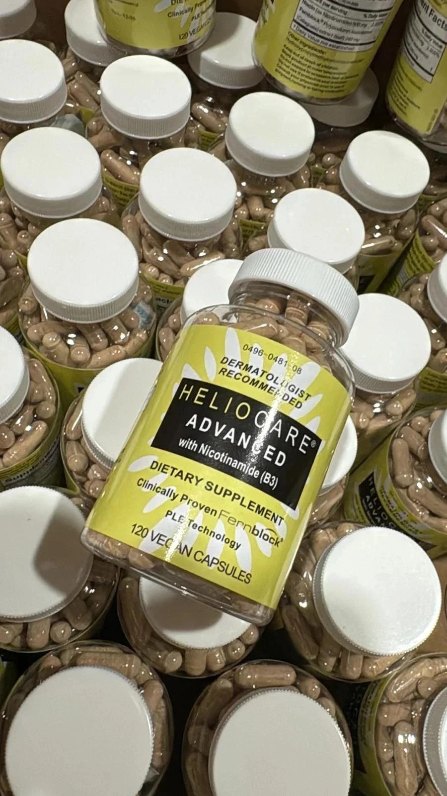 2 Packs Heliocare Advanced Nicotinamide B3 Skin Health 120 Capsules Exp: 07/2027