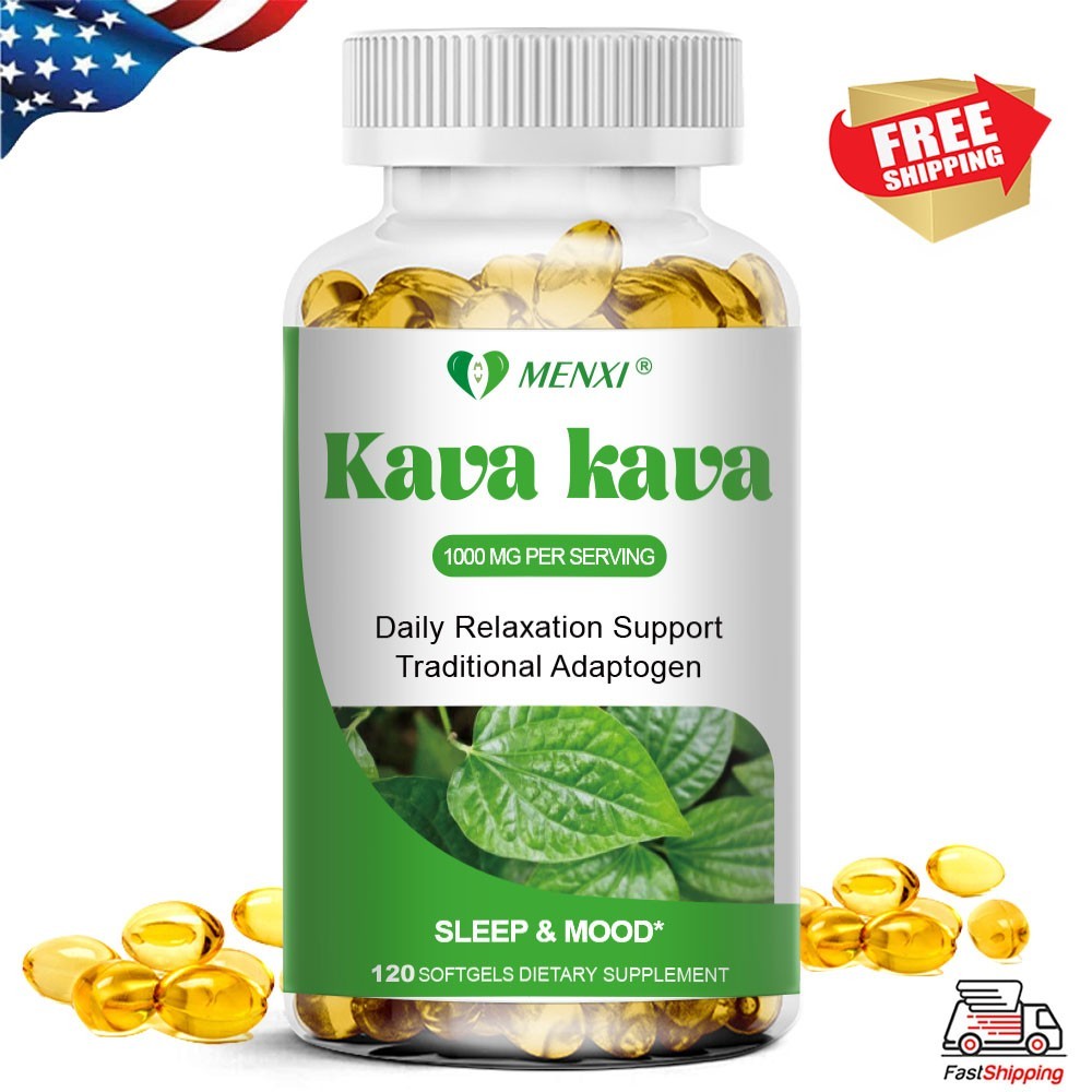 Natural Anti-Anxiety Stress Relief Supplement Mood Support 1000mg Extra Strength