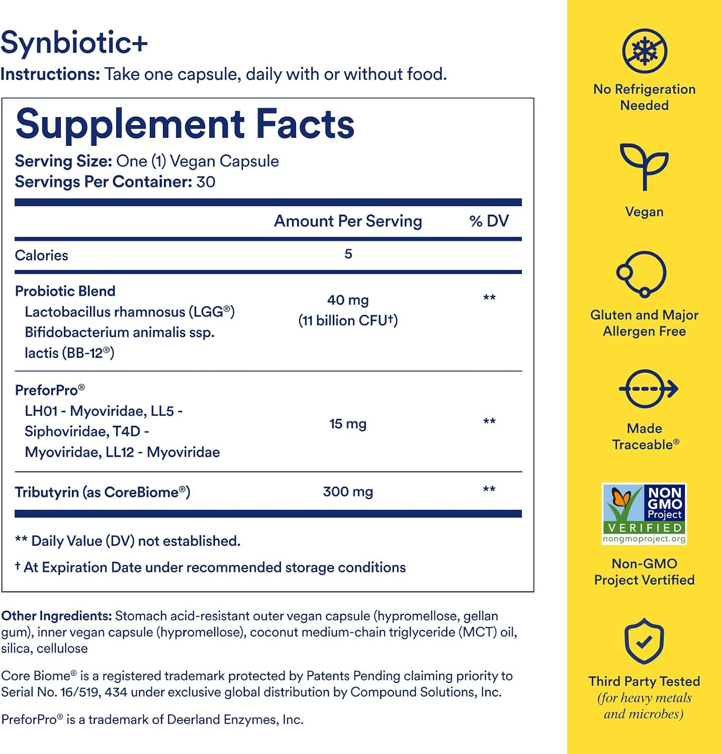 Ritual Synbiotic – Complete 3-in-1 Probiotic, Prebiotic, Postbiotic** – for Wome