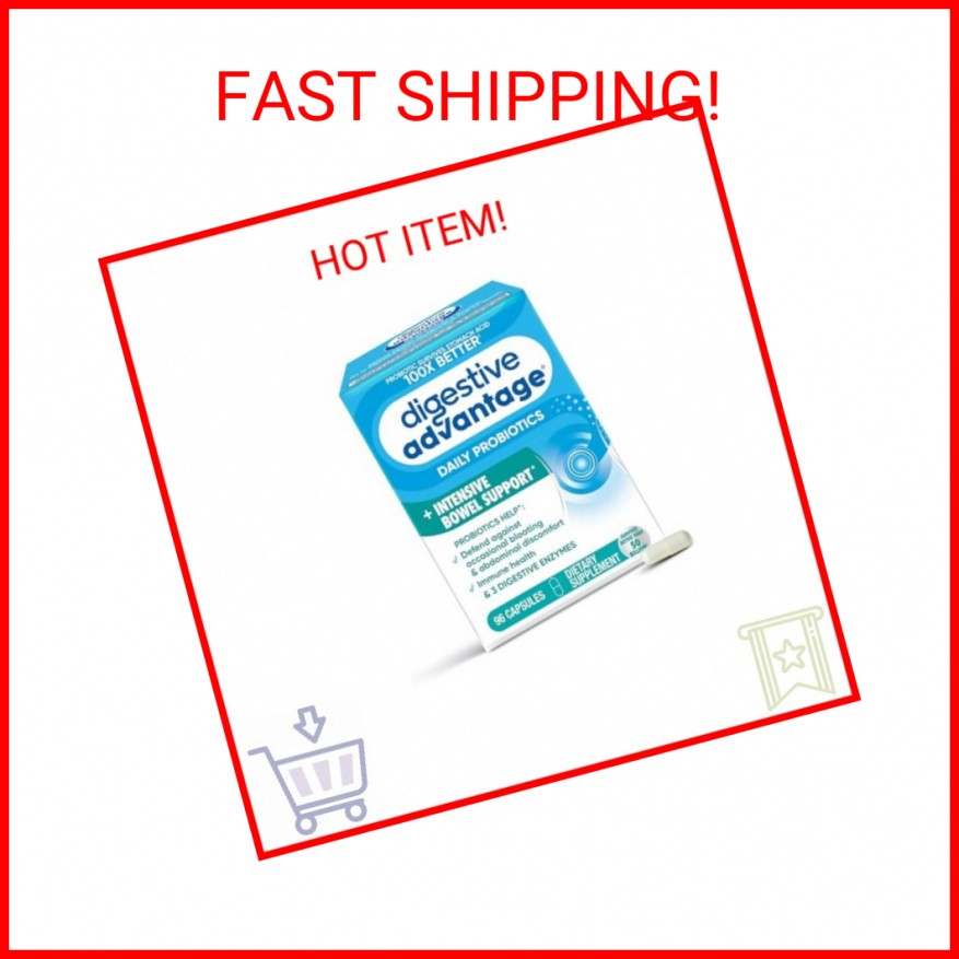 IBS Daily Probiotic Capsules for Digestive Health & Gut Health, Digestive Advant