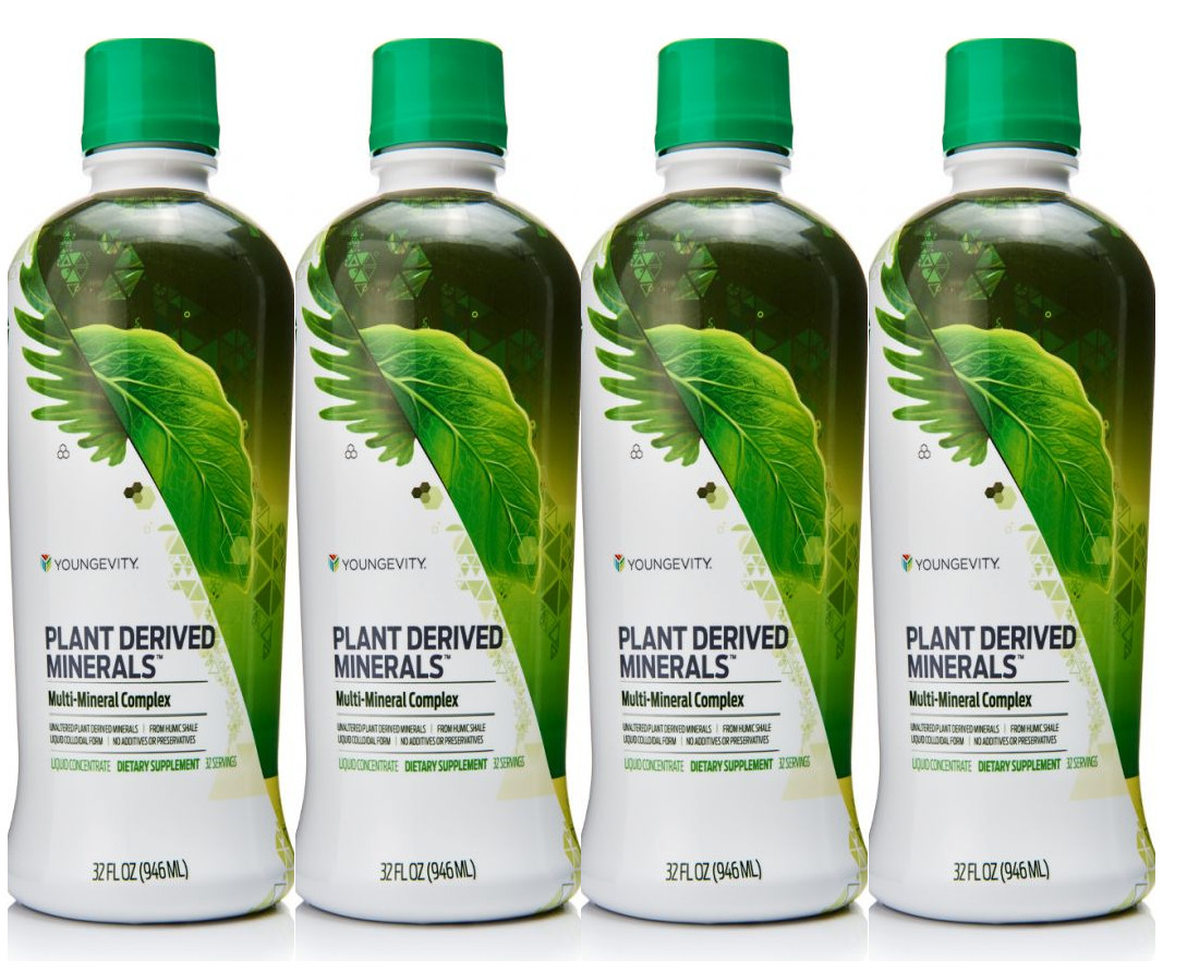 Youngevity Sirius Plant Derived Minerals 4-Pak, Free Shipping, Forever Guarantee