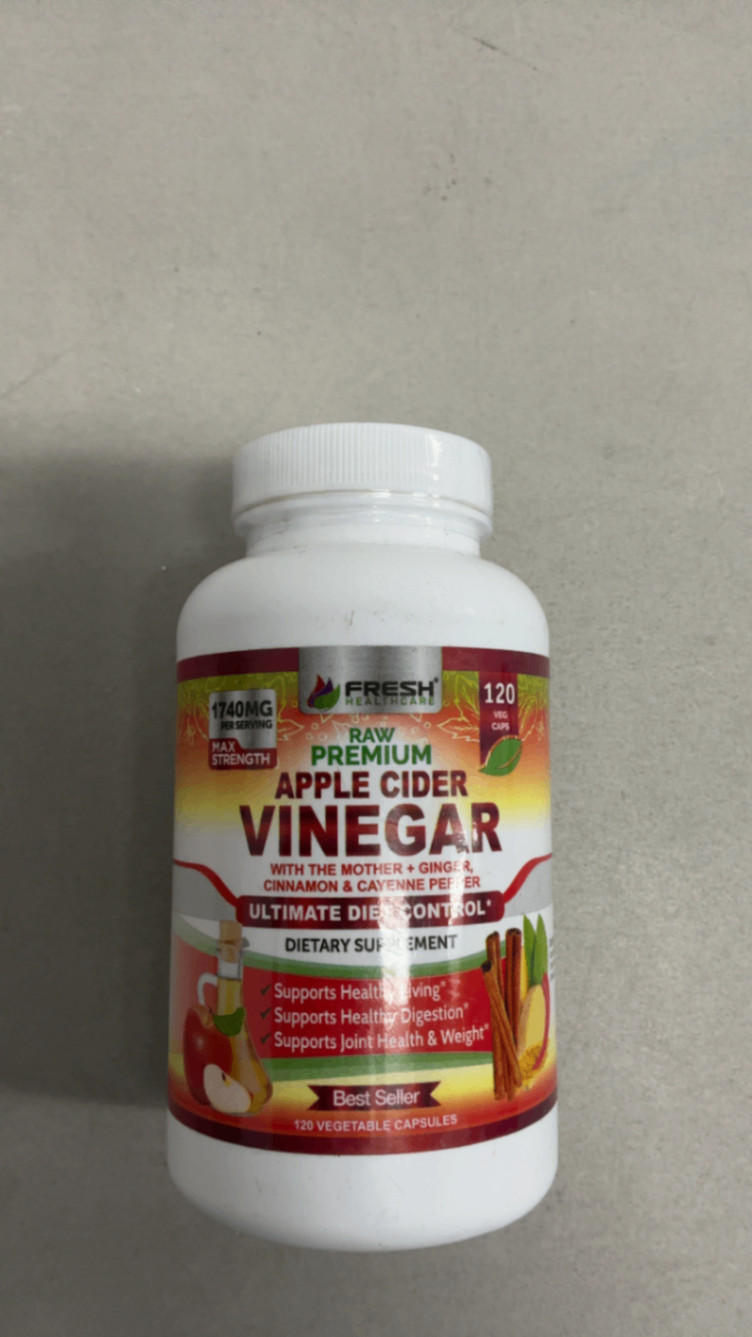 FRESH HEALTHCARE Apple Cider Vinegar Capsules with The Mothe