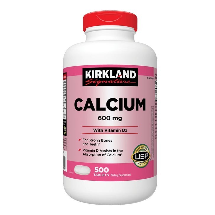 Kirkland Signature Calcium 600 mg. with Vitamin D3, 500 Tablets – Free Shipping!