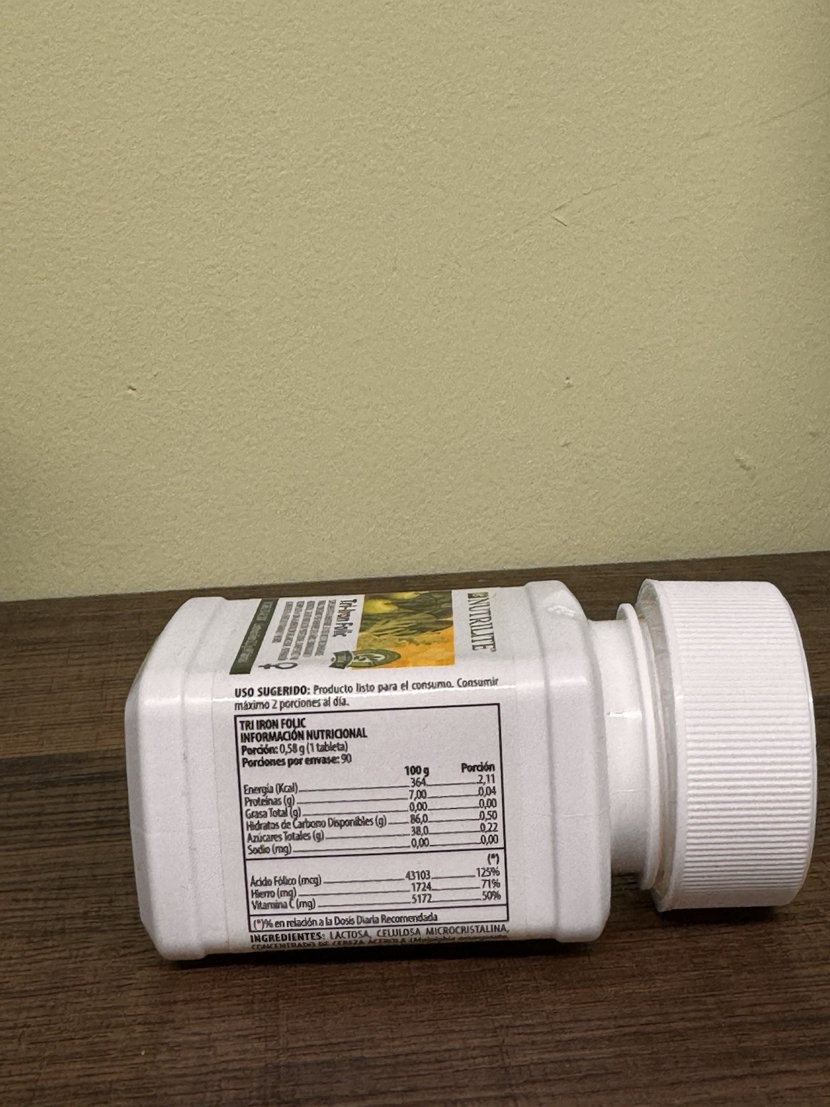 Tri-Iron Folic -90 Tablets, Iron Folic Acid Amway Fast Absorption