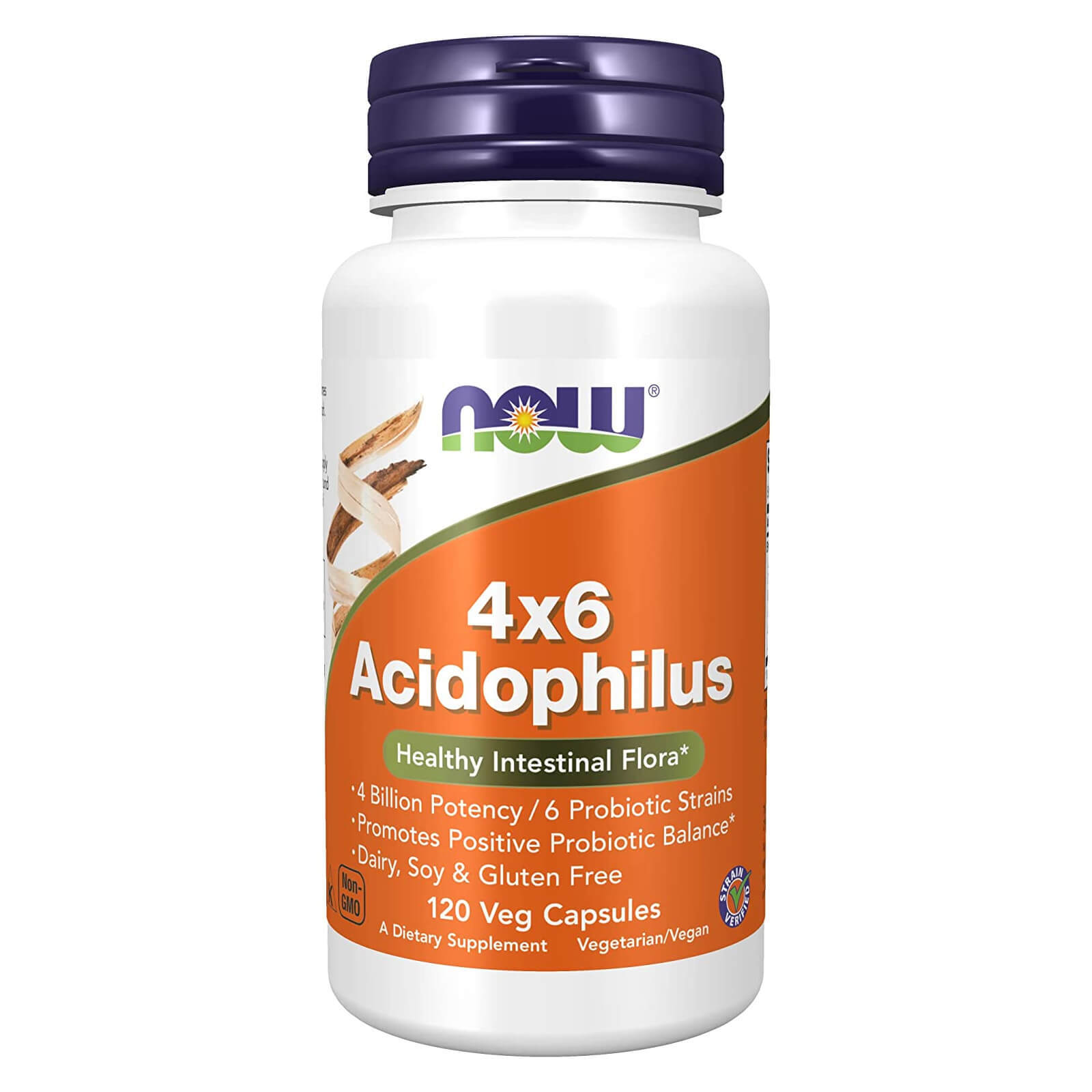 NOW FOODS Acidophilus 4×6 120 Veg Capsules