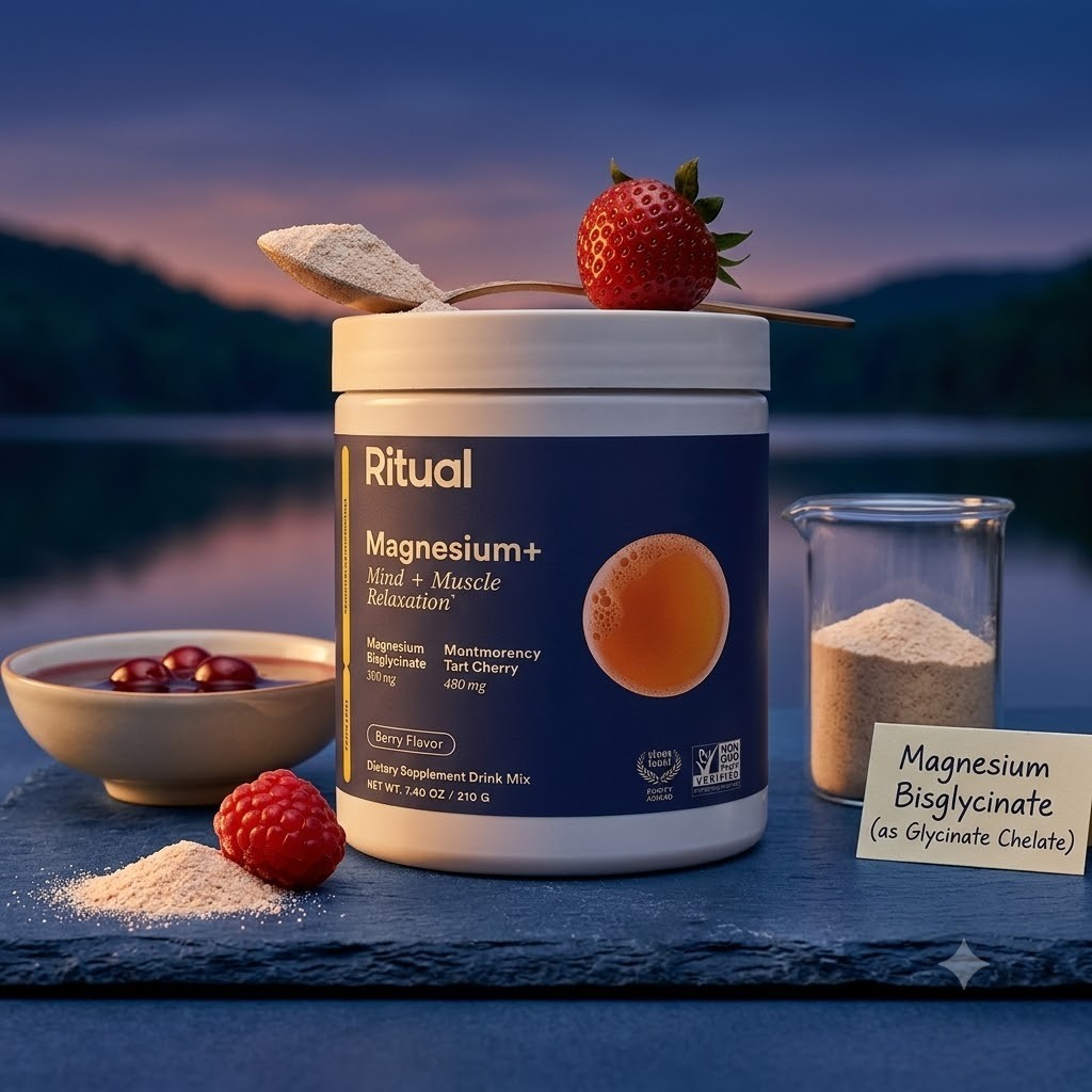 Ritual Magnesium+ Bisglycinate Chelate 7.40 oz – free shipping