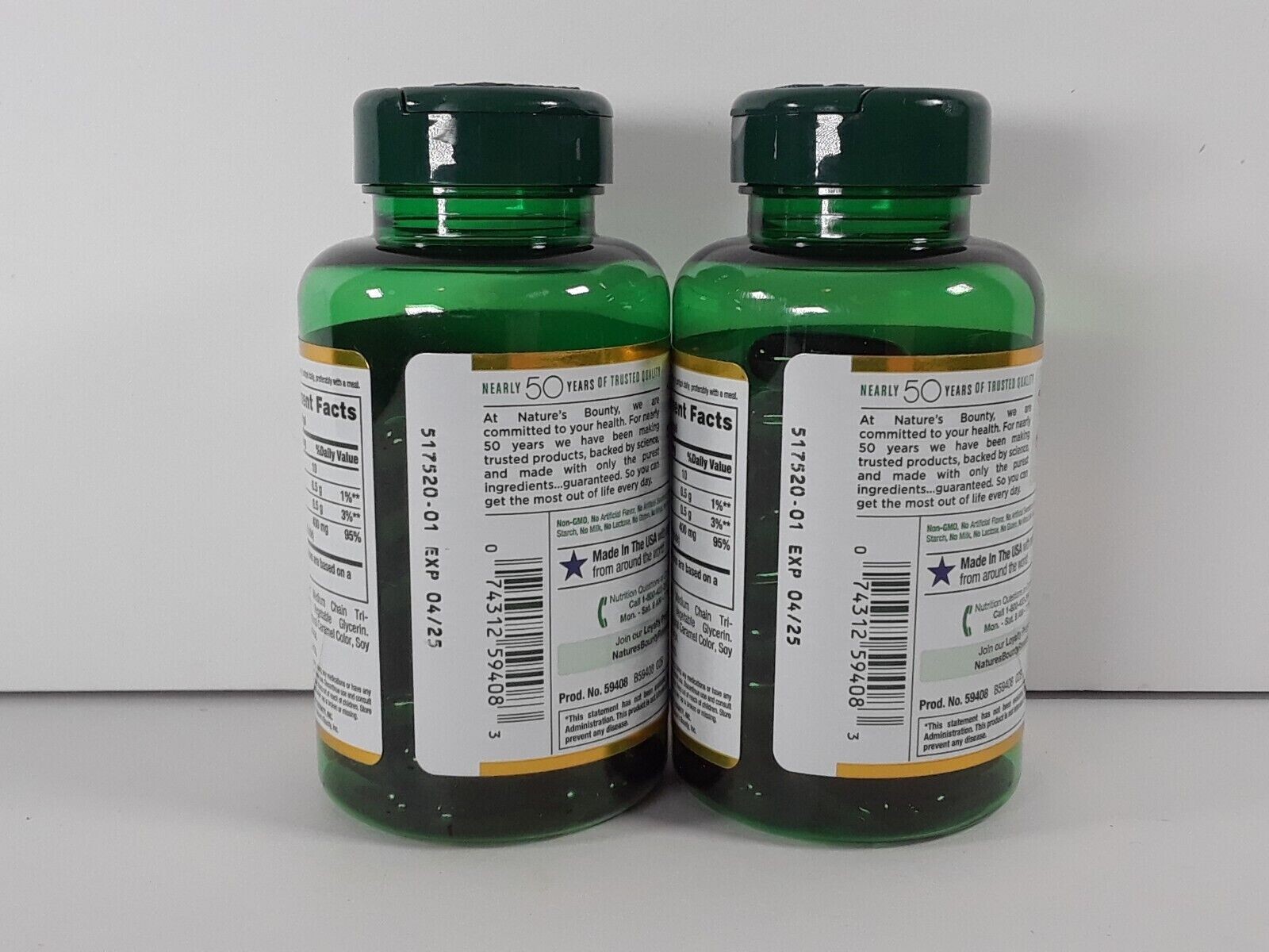 2 Pack MAGNESIUM 400mg Bone Muscle Health 150 RapidRelease Softgels 2×75 Non-GMO