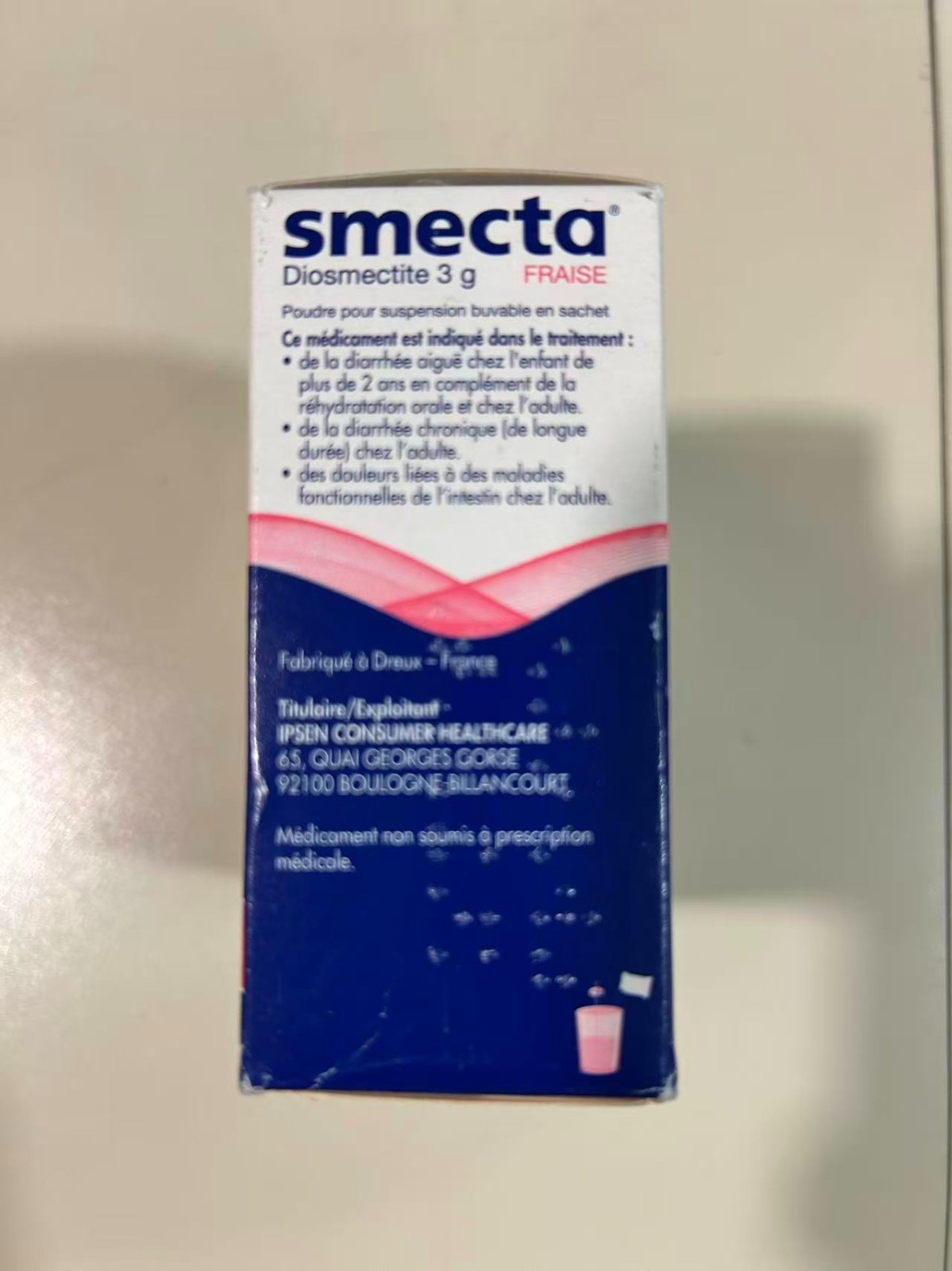 Smecta Strawberry Flavor – 18 Individual Sachets – EXP:08/2026