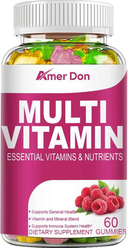 60 Fruits & Veggies Multi-Vitamin Gummies Dietary Supplement Immune Support US