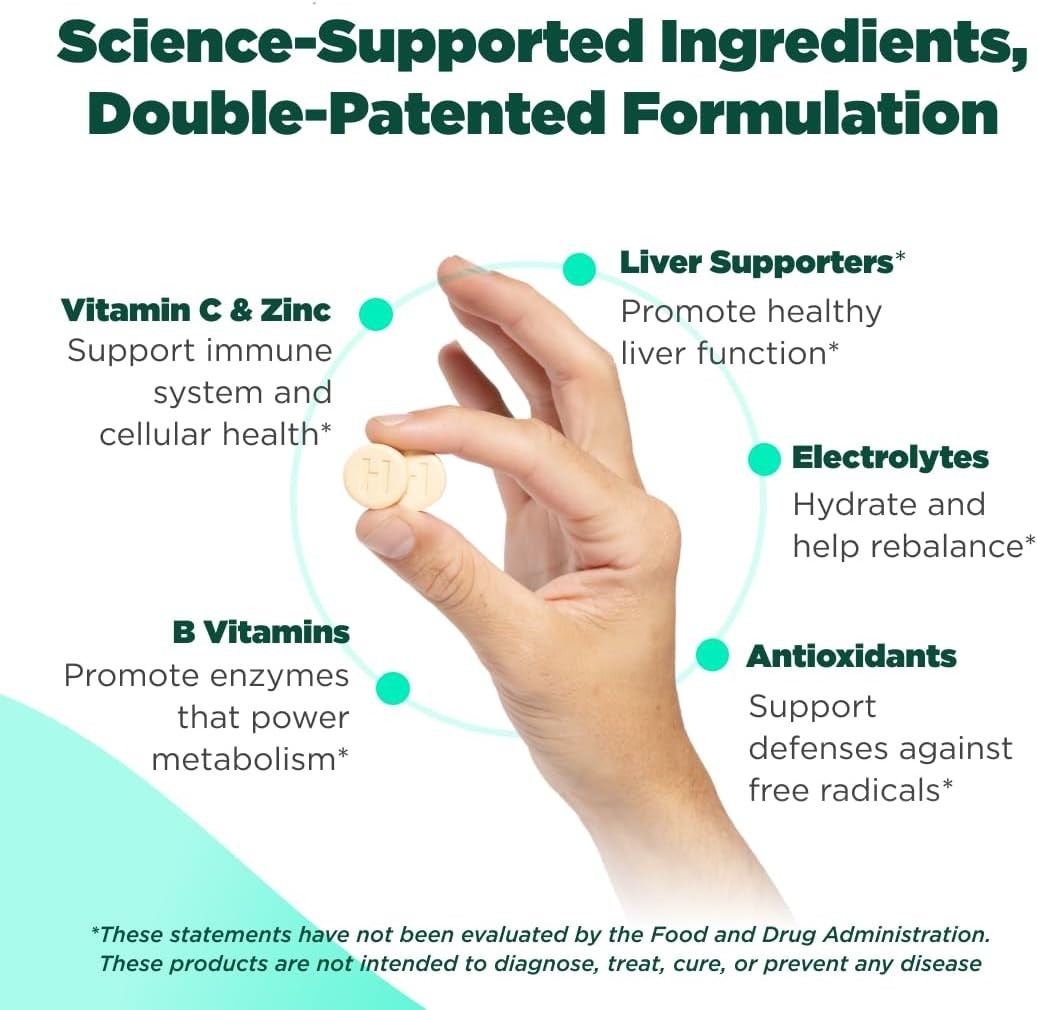 H-PROOF The Anytime You Drink Vitamin Liver Health & Immunity Support with El…