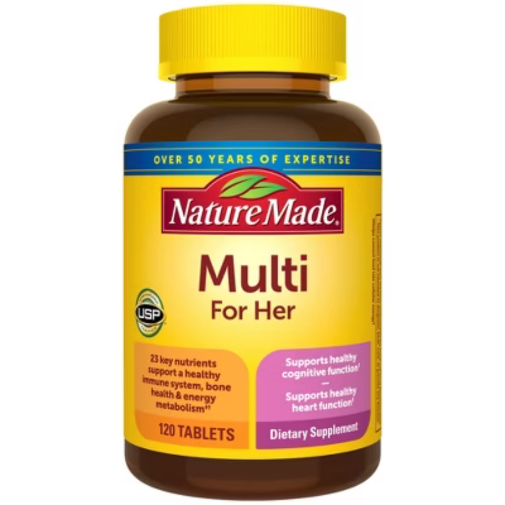 Nature Made Women Multivitamin Tablets, USP Verified – 120ct