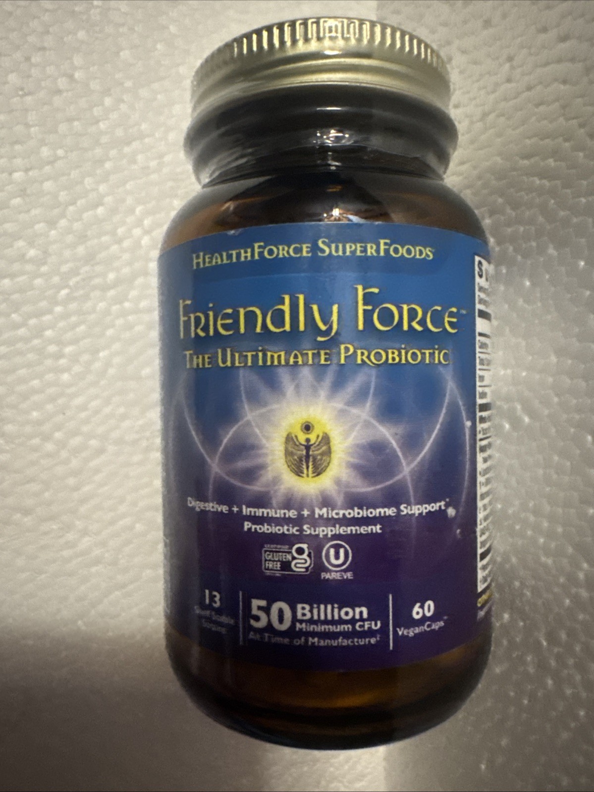 Friendly Force™, The Ultimate Probiotic, 60 VeganCaps™ 50 Billion 13 Strains
