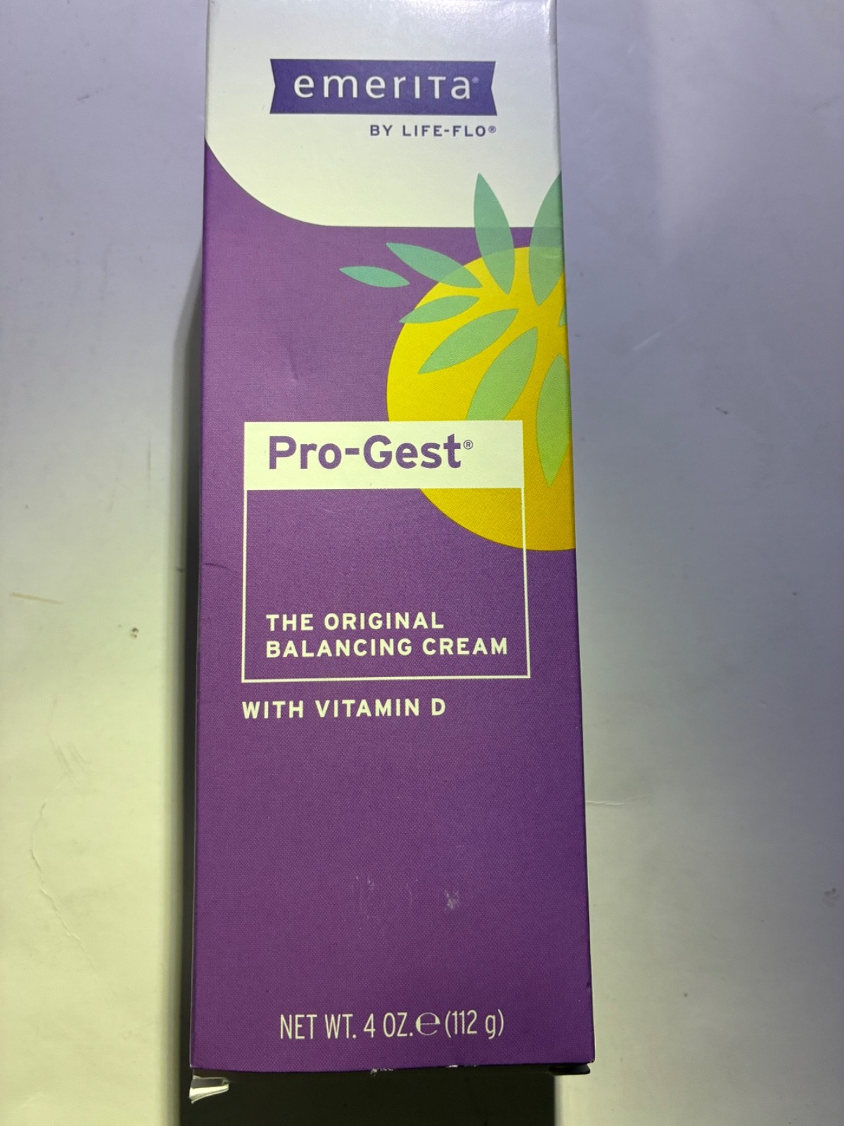 Emerita Pro-Gest Natural Balancing Cream Fragrance Free 4 oz