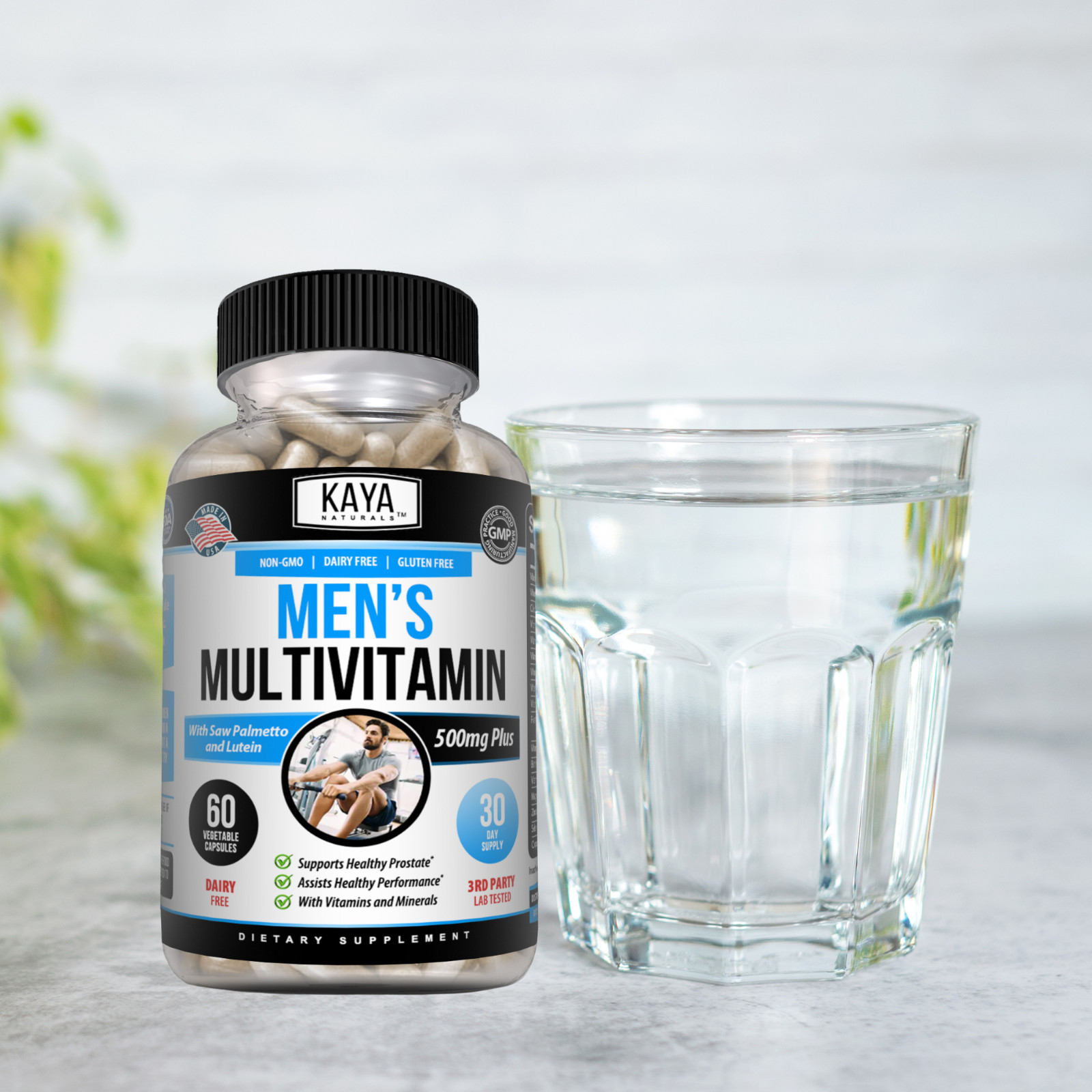 Multi Vitamin for Men 60 Capsules Mens Prostate Multivitamin Multimineral Daily