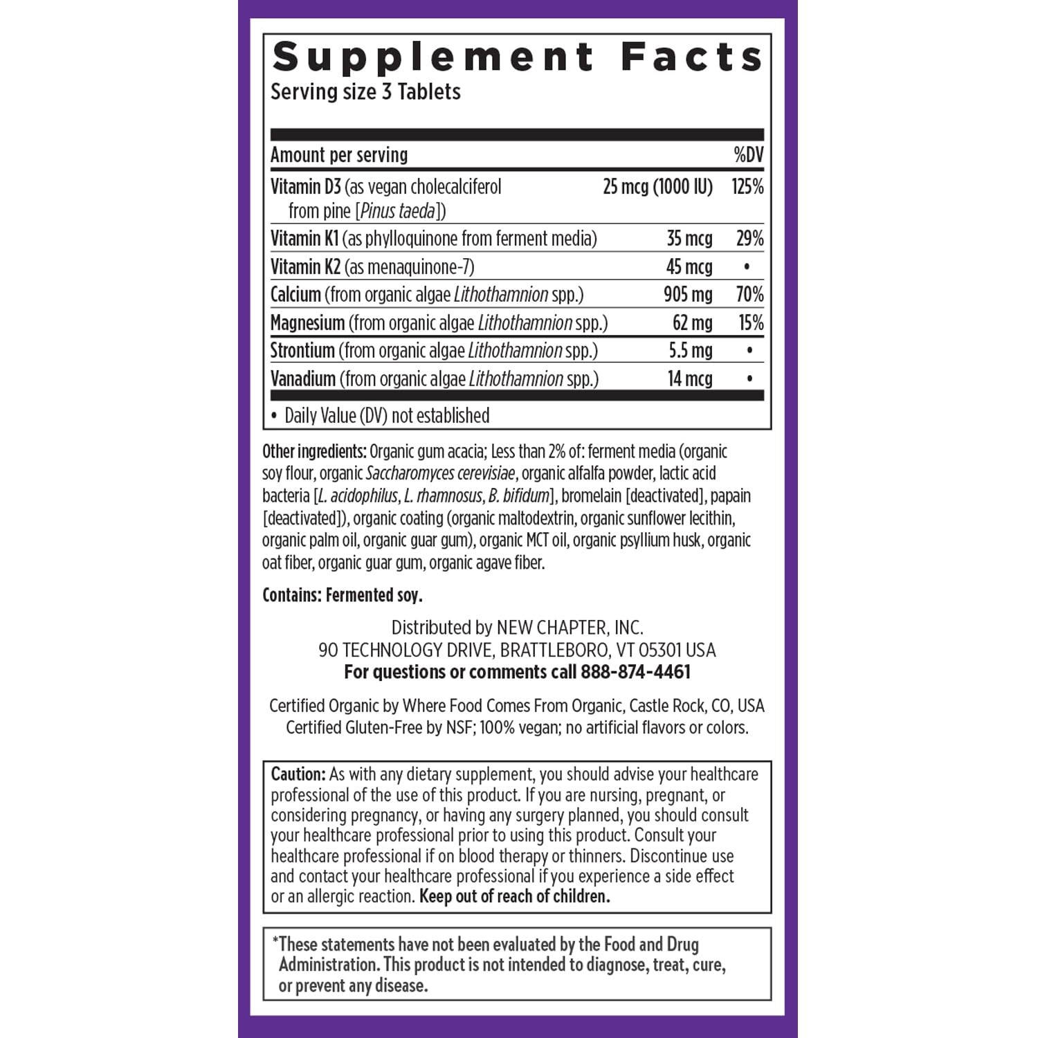 New Chapter Bone Strength Take Care – & 120 Count (Pack of 1), Green