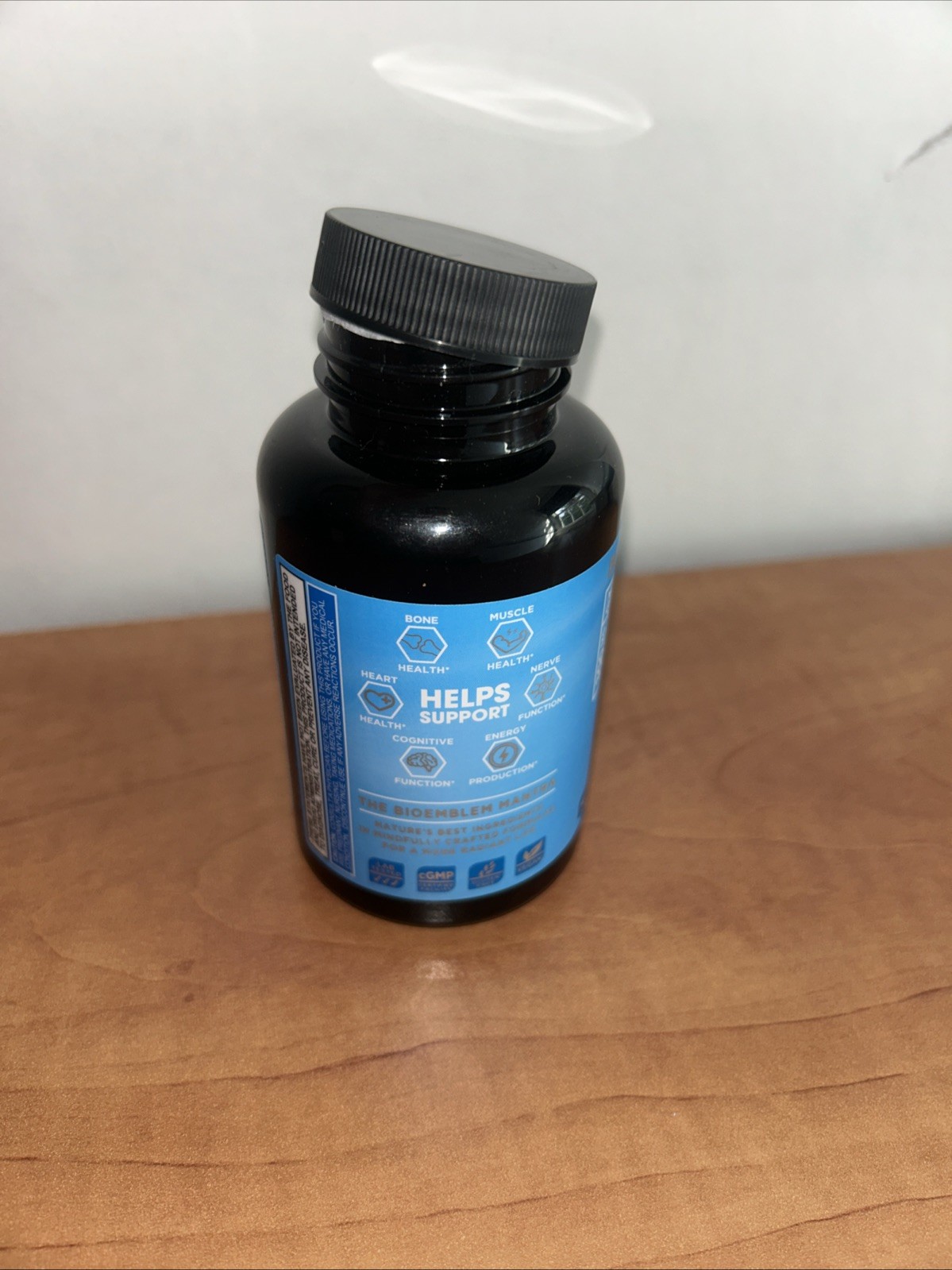 BioEmblem Triple Magnesium Complex 300mg of Magnesium Glycinate Malate 90ct NEW