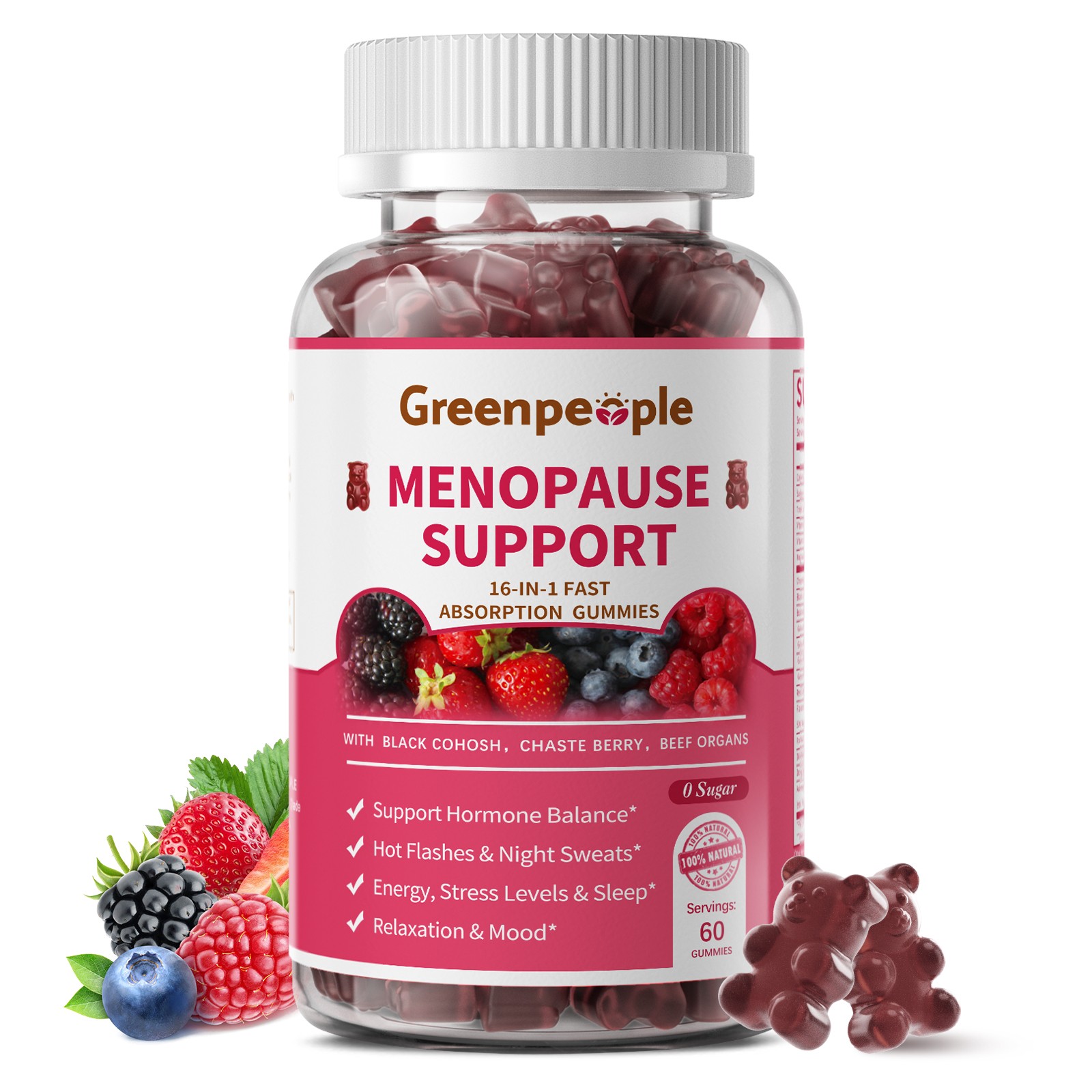 2xMenopause Support Women’s Wellness Supports Improved Mood,Hormone Regulation