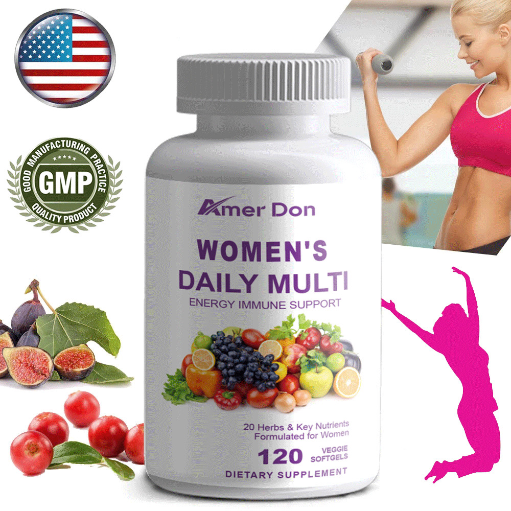 Multivitamin for Women – Complete Daily Multi mineral Vitamin Supplement 120Caps