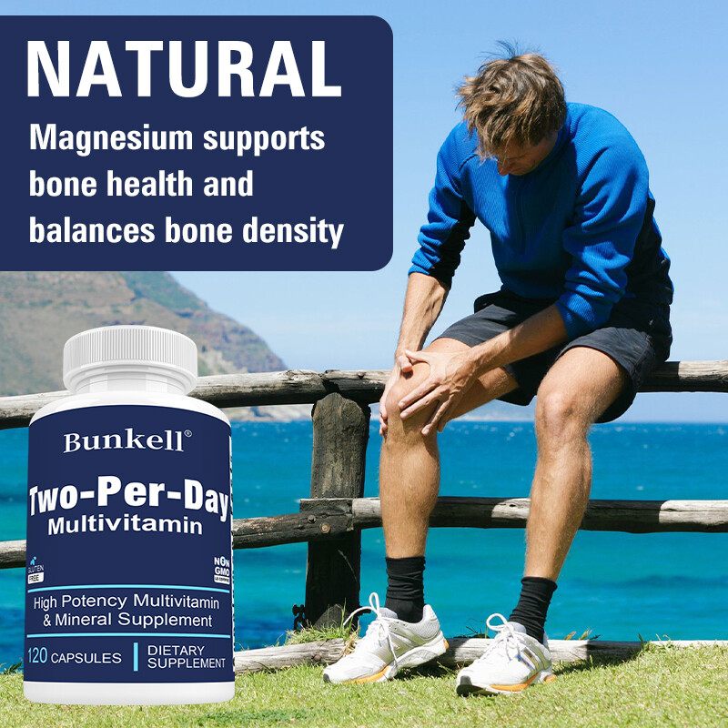 Two-Per-Day (Multivitamin & Minerals) High Potency 30/60/120 Capsules