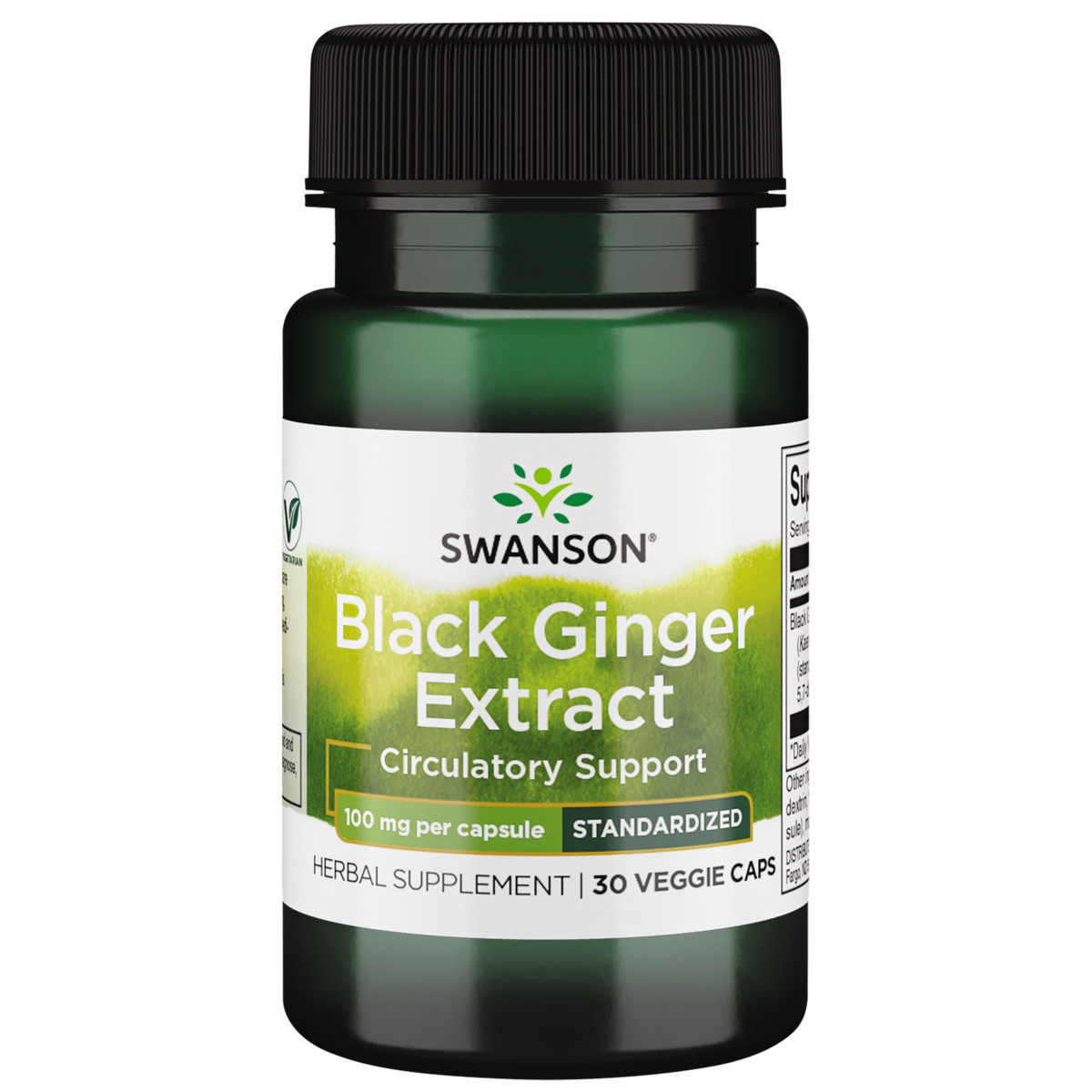 Swanson Black Ginger Extract – Promotes Healthy Blood Circulation and Physical