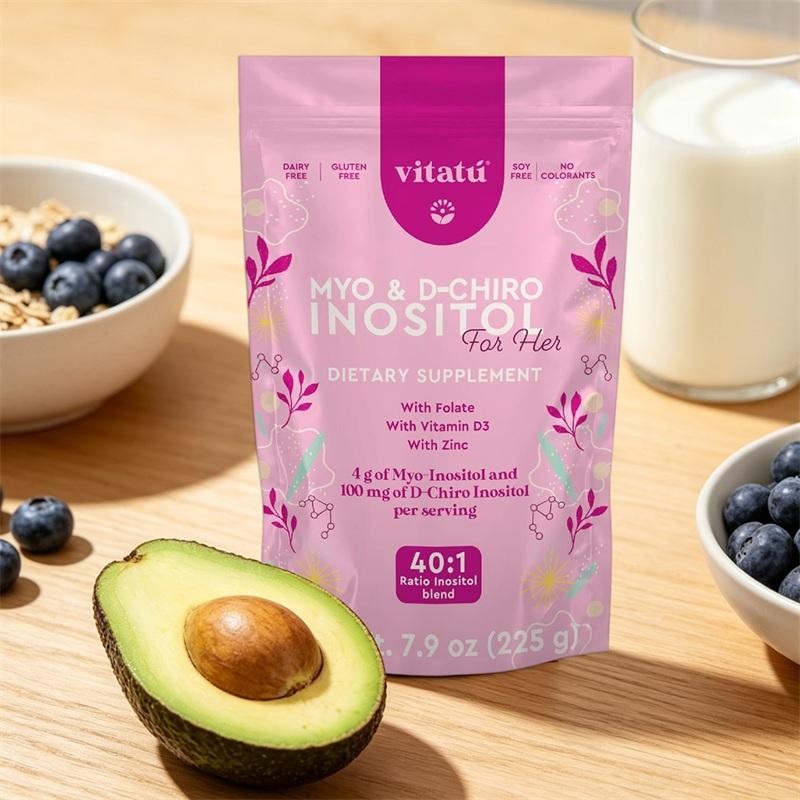 Myo Vitatú Inositol ( 4g ) & D – Chiro Inositol ( 1g ) Ideal Mix 40 : 1 With Fol