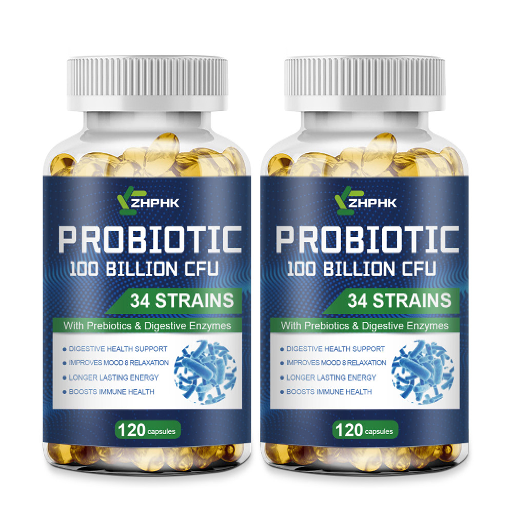 Probiotics 100 Billion CFU Potency Digestive Immune Gut Health 240 Capsules