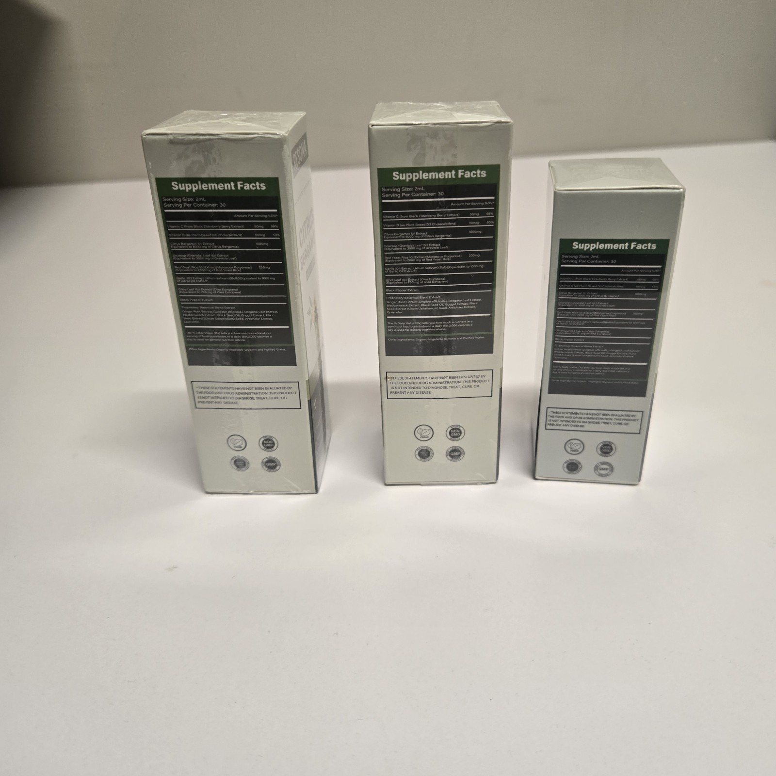 Brand New: Resona Citrus Bergamot Liquid Drops (3-Pack Bundle)