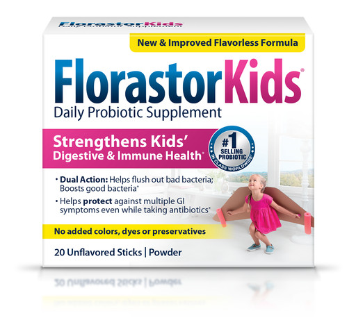 Florastor Kids Daily Probiotic Supplement Powder Flavorless Formula 20 Count