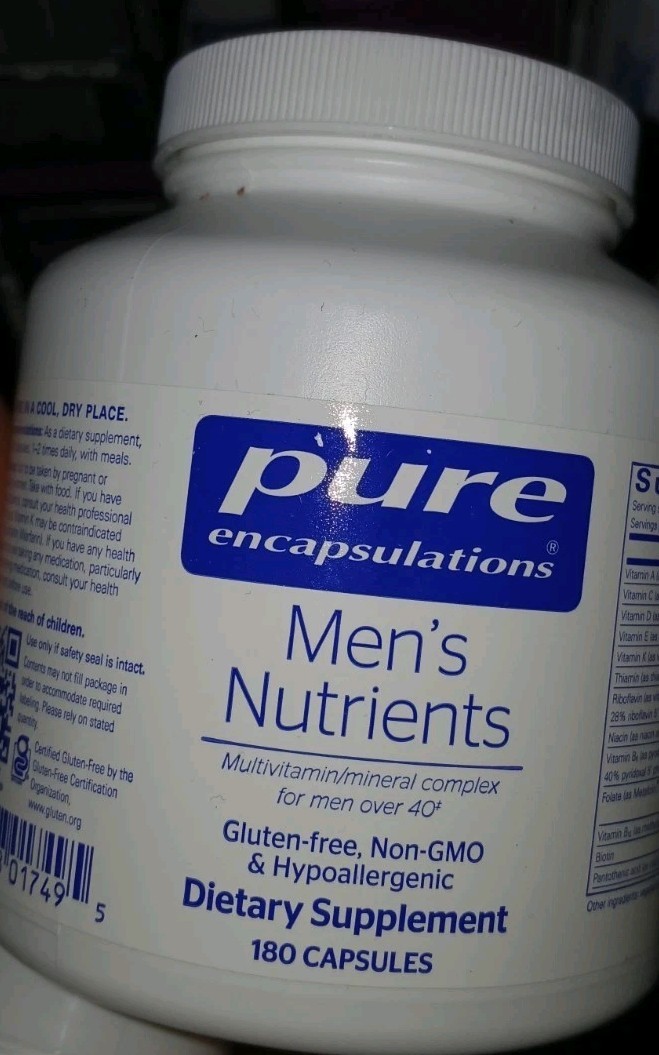 Pure Encapsulations Men’s Nutrients 180 Capsules EXP 10/2026