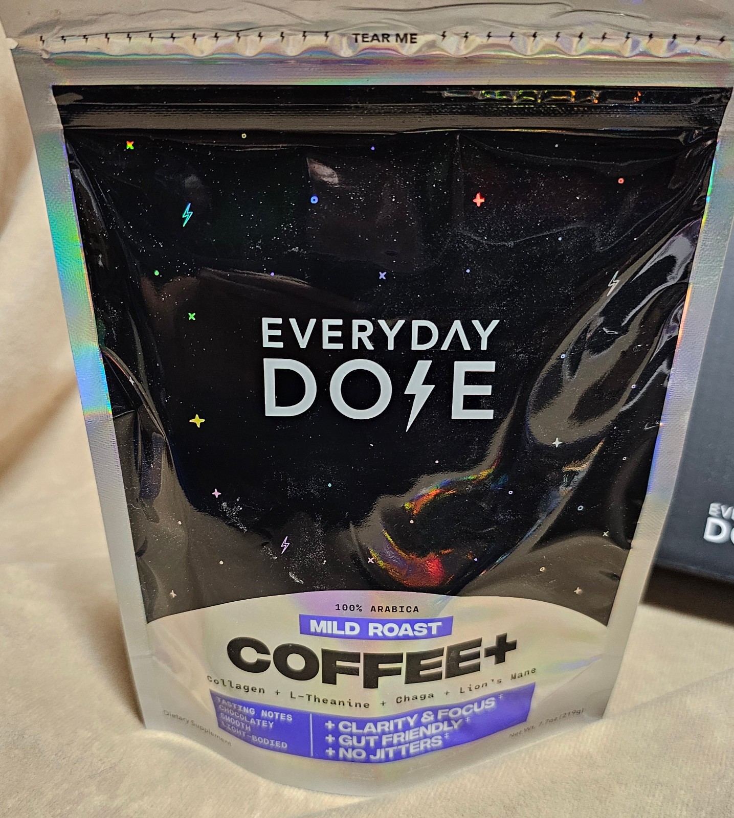 Everyday Dose Coffee Creamer W/ Frother EXP 1127 Spoon & 7 Single Medium Roast