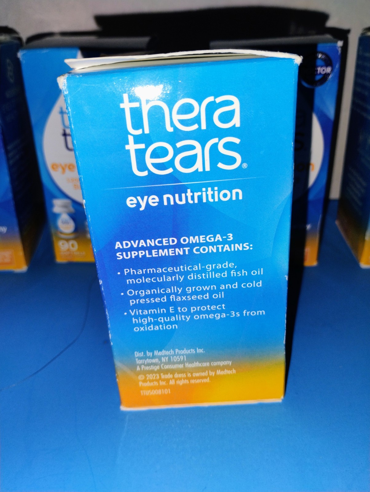 5 Box Thera Tears Eye Nutrition Dry Relief Soft Gels 90 Ea Supplement TheraTears