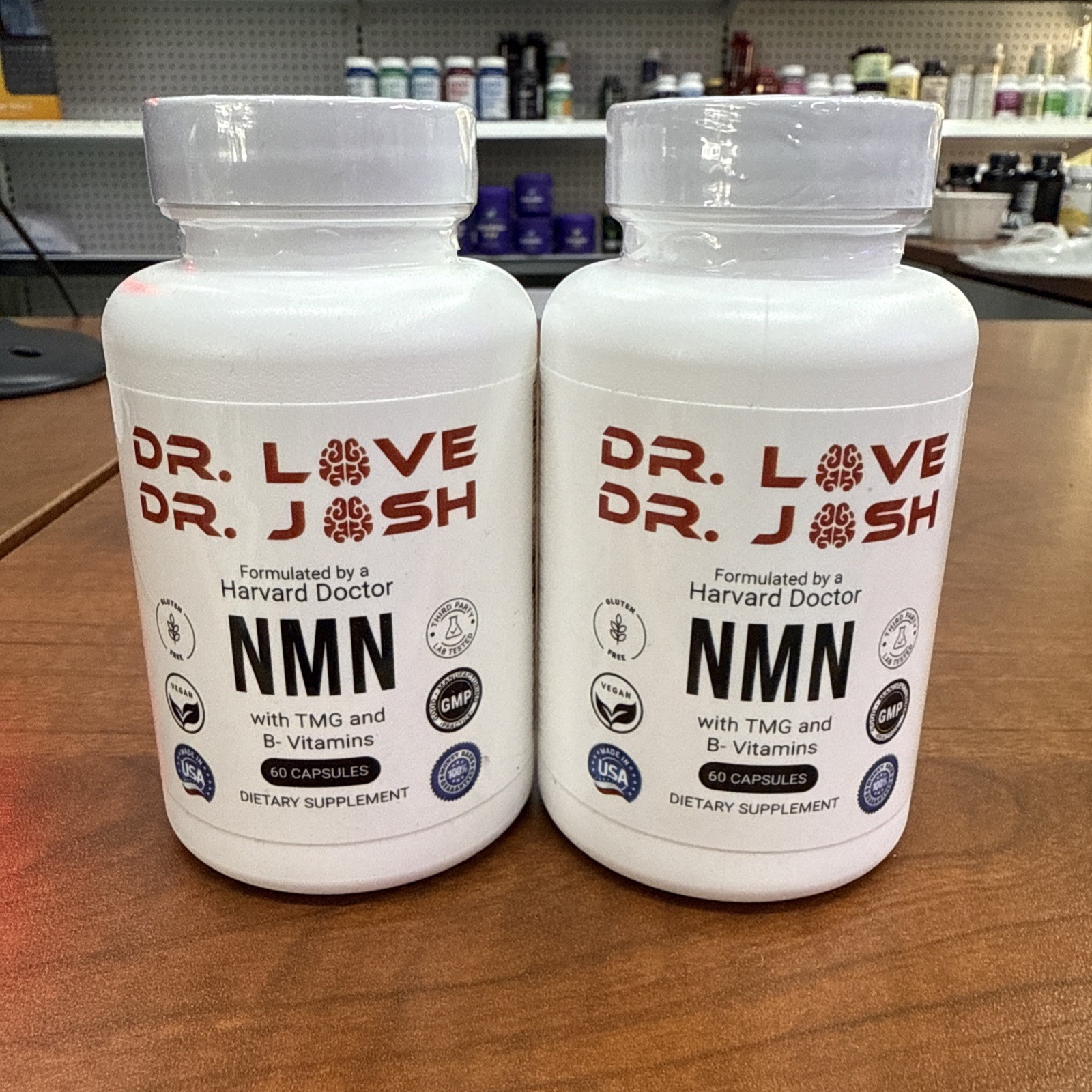 NMM w/ TMG & B VITAMINS SUPPLEMENT 120-COUNT Dr Love/Dr Josh Sealed ANTI-AGING
