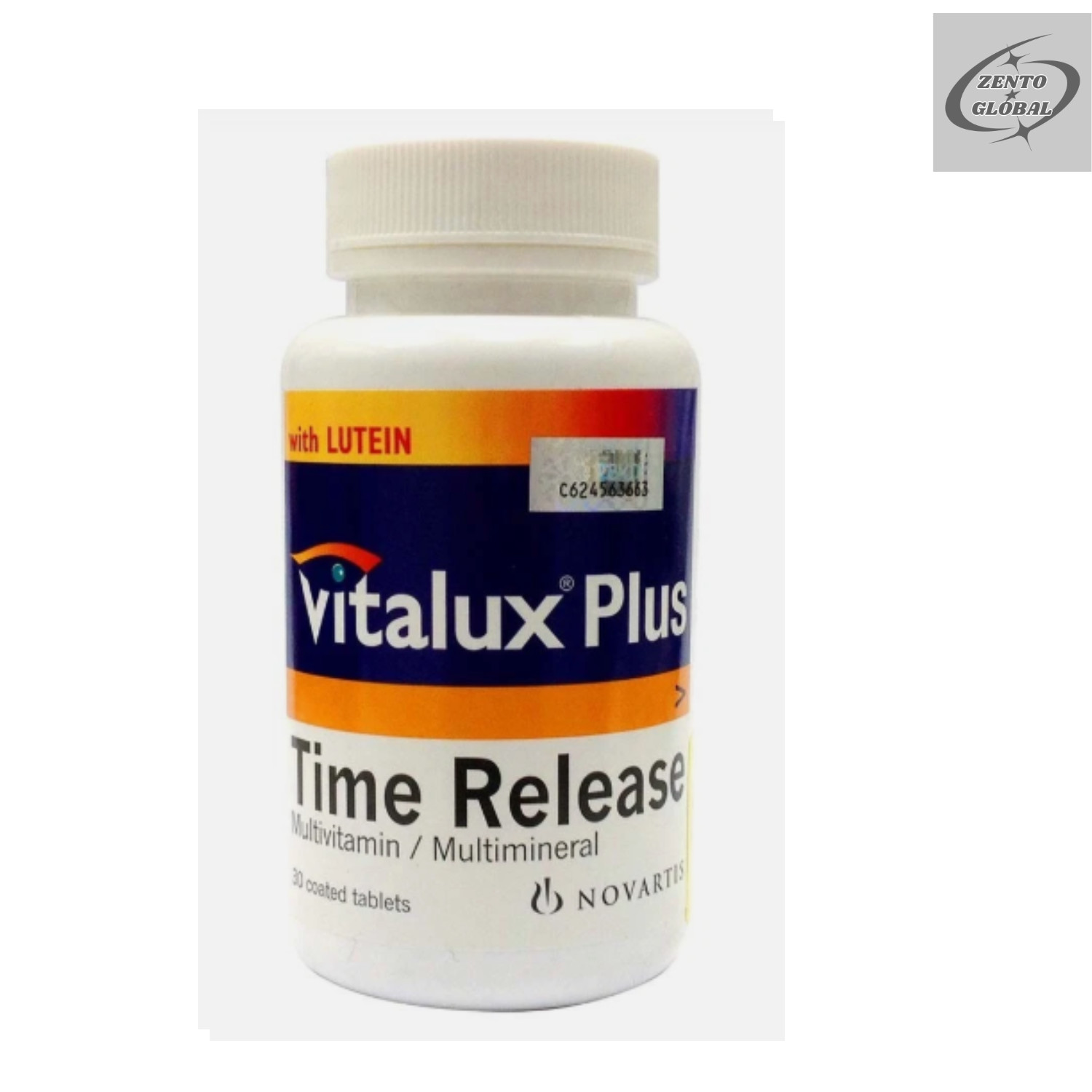 FREE SHIPPING NEW! VITALUX Plus Time Release Multivitamin & Multimineral 30’s