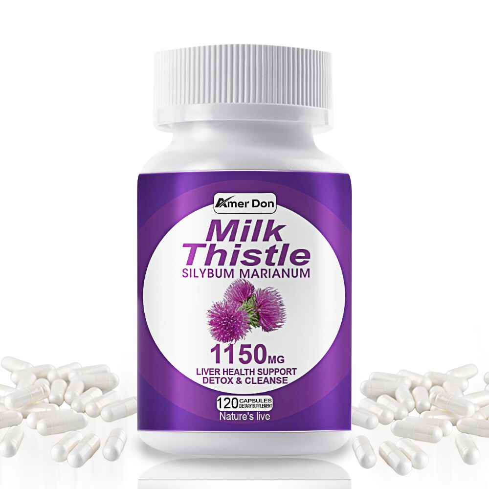 Liver Support 120ct Cleanse Detox Repair Health Milk Thistle Dandelion Root