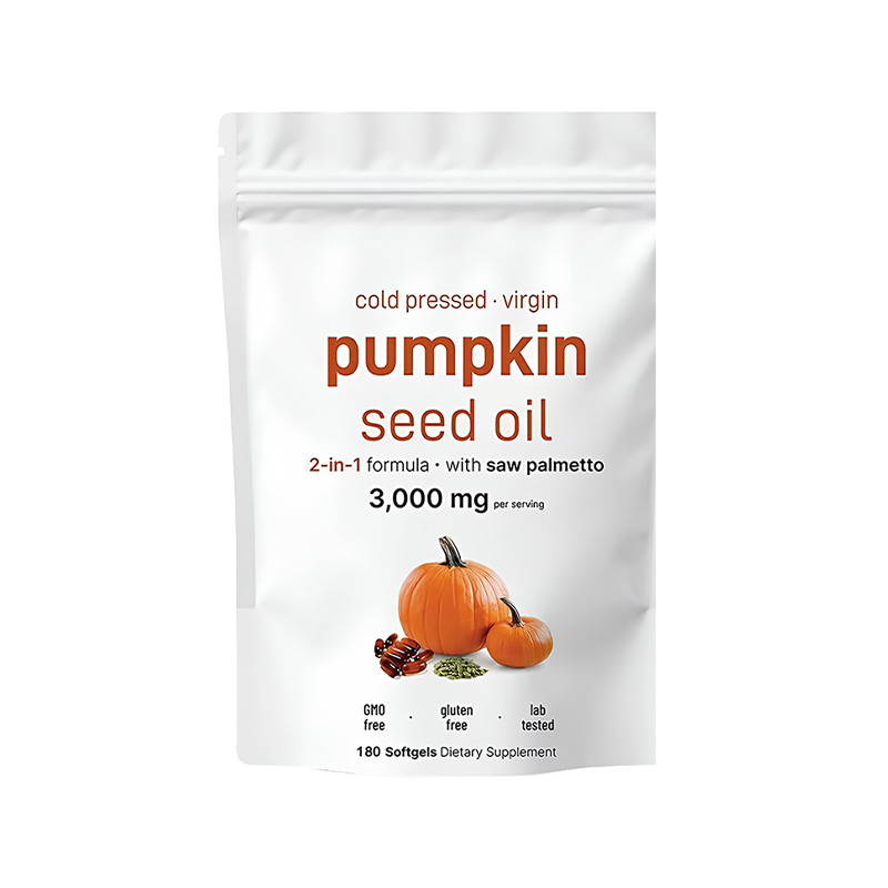 Seed Pumpkin Oil 3000mg + Saw Palmetto 300 mg | Prostate Support |180 Softgels