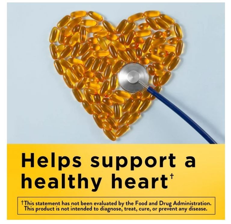 Nature Made Fish Oil 2400mg Per Serving Softgels, Omega 3 Fish Oil