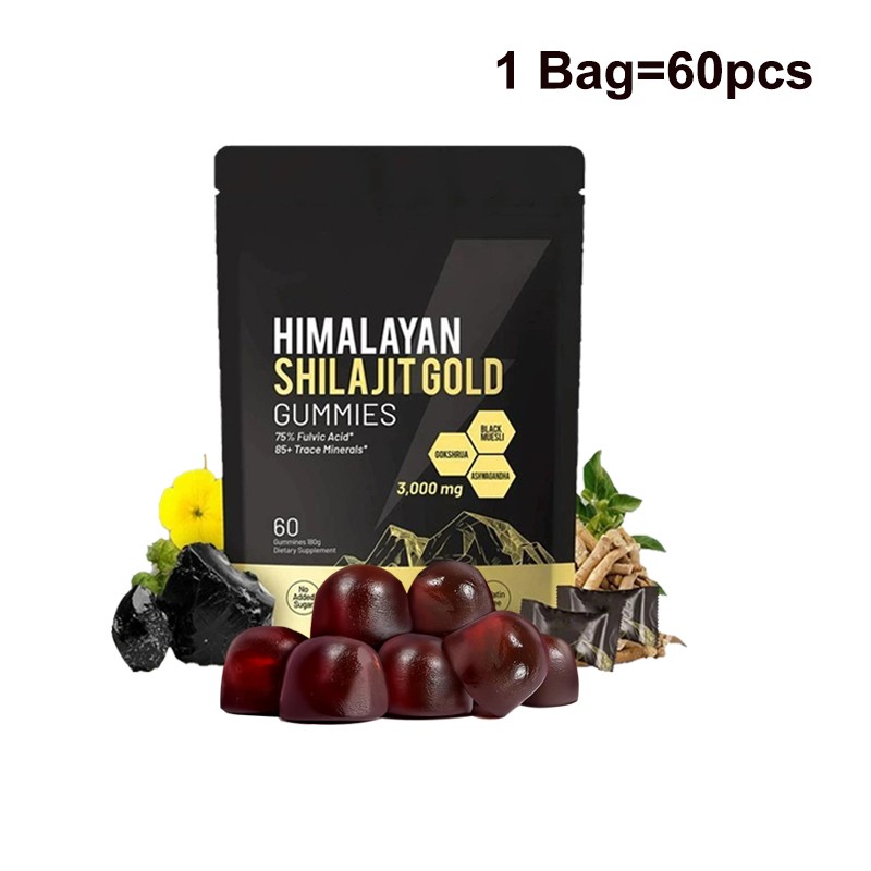 Shilajit 300 Gummies, Shilajit Micronutrient Supplement, Himalayan Premium fresh