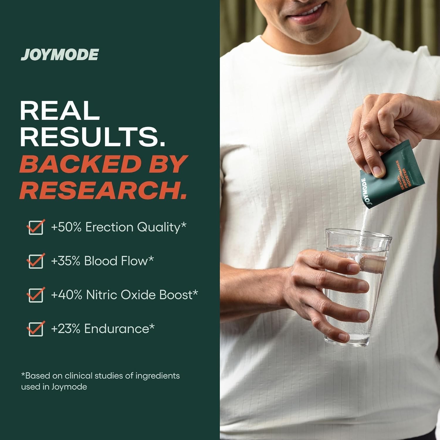 JOYMODE Performance Booster w/Arginine Nitrate, L-Citrulline, Vitamin C, Gin…