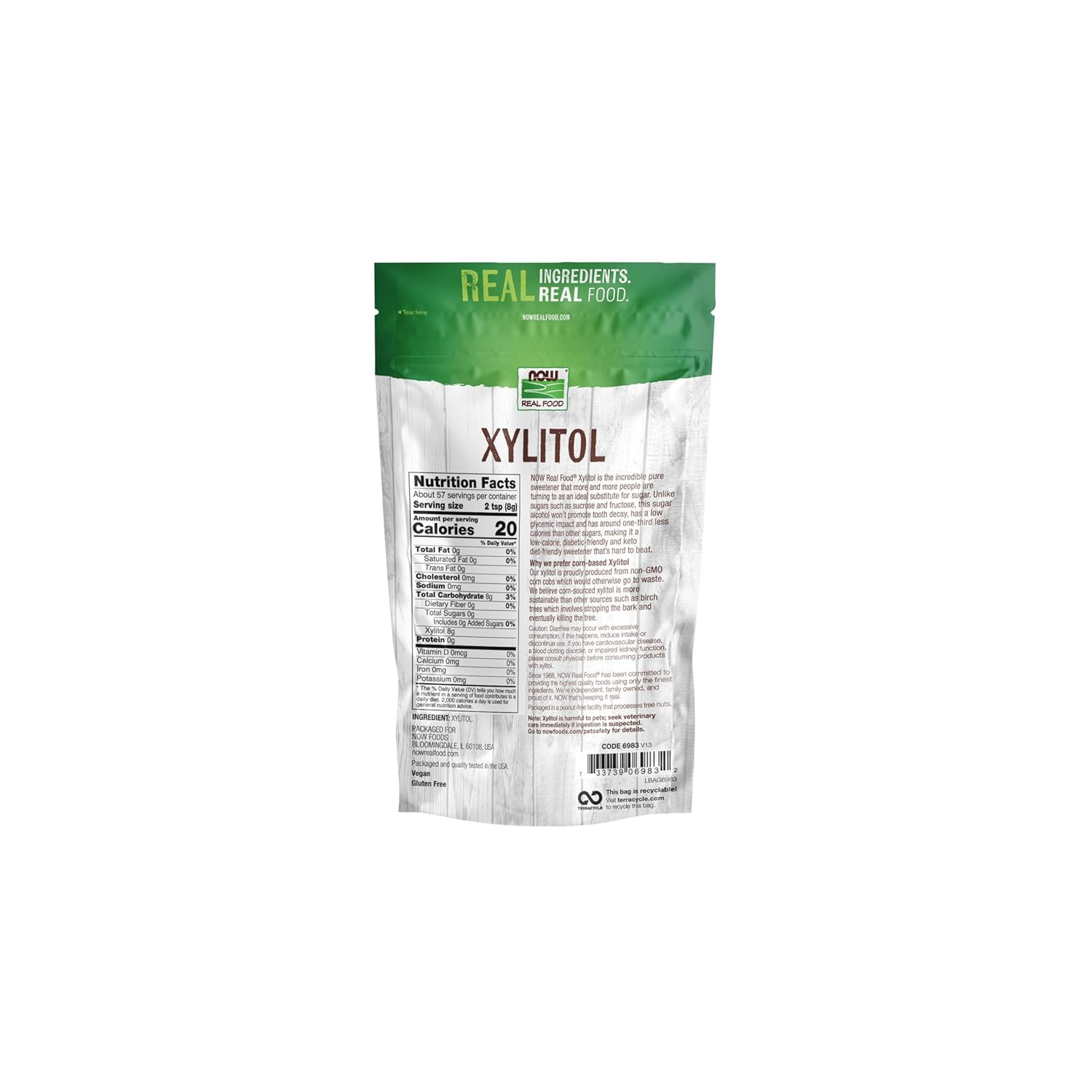 , Xylitol, Pure with No Added Ingredients, Keto-Friendly, Low Glycemic Impact, L