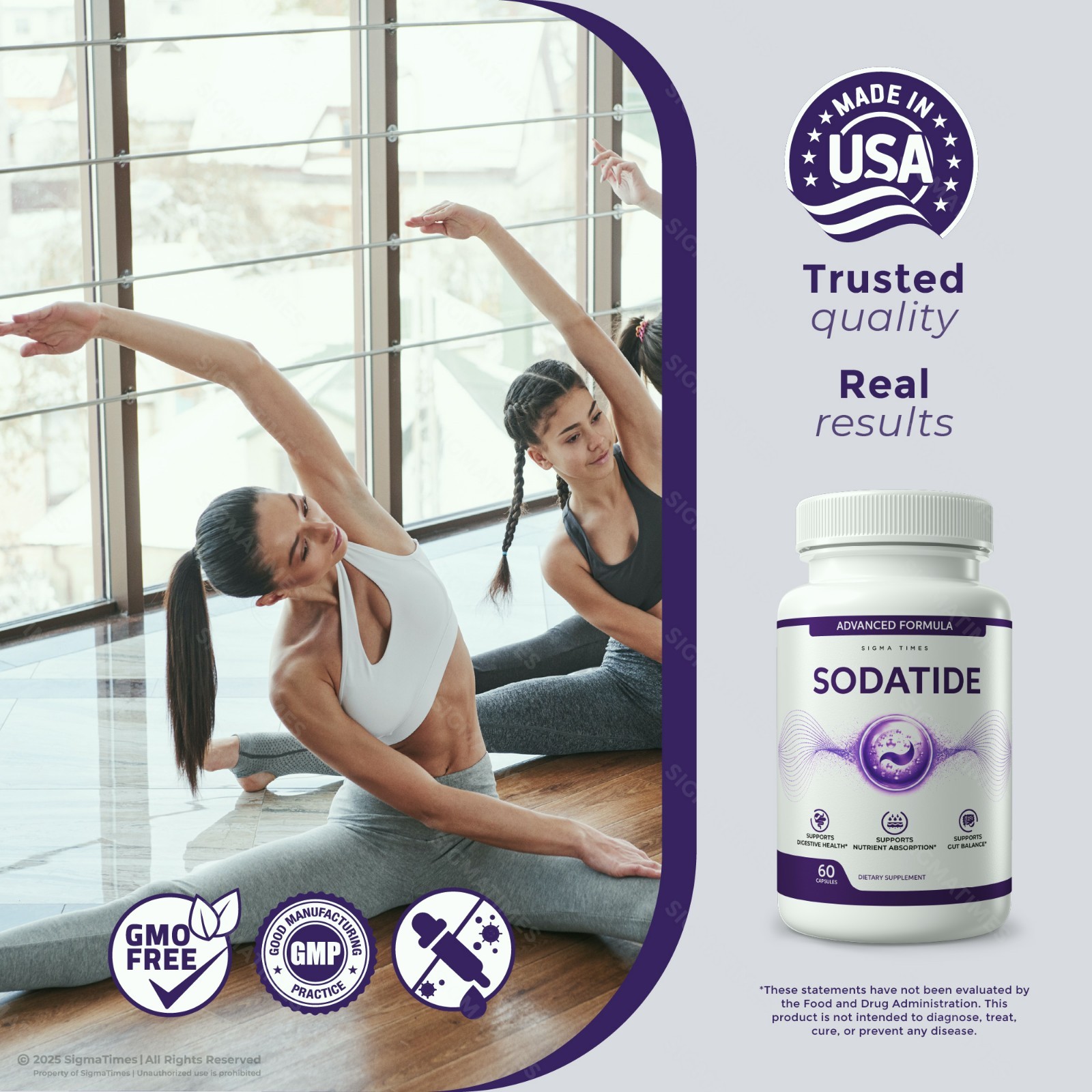 Sodatide Capsules, Gut Health & Metabolic Support Supplement – 5 Pack