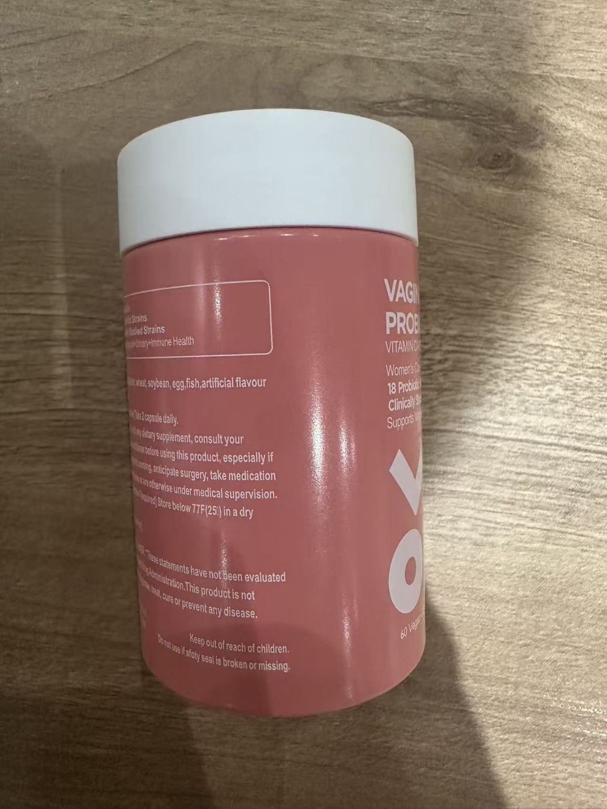 VIVONU pH Balance Vaginal Probiotics, 60 Capsules Women’s Care Vitamin Supplemen