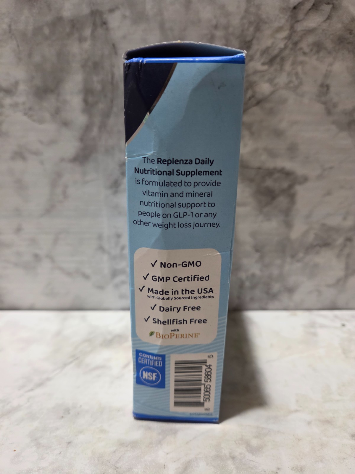 Replenza GLP Support Daily Nutritional Supplement 60 Tablets 8/2026