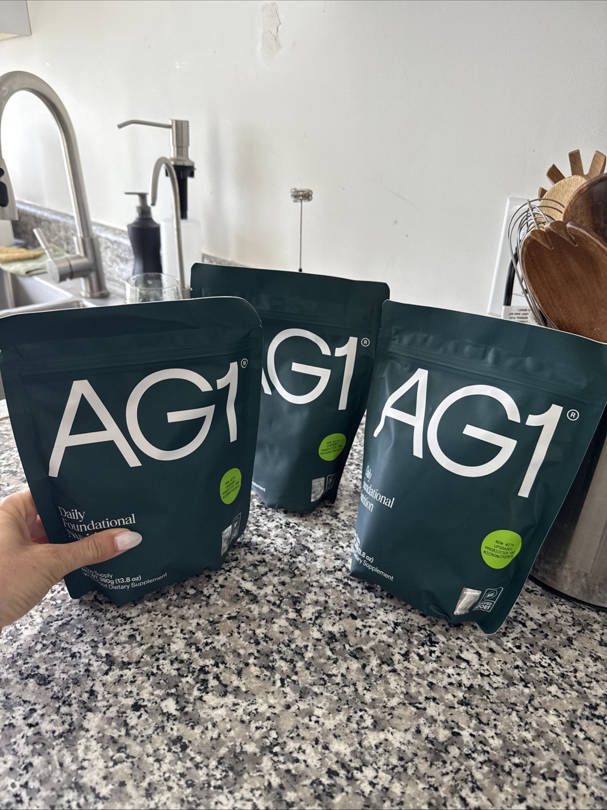 AG1 Next Gen Athletic Greens Powder Pouch – 30 Day Supply – 1 Bag – Exp05/26+