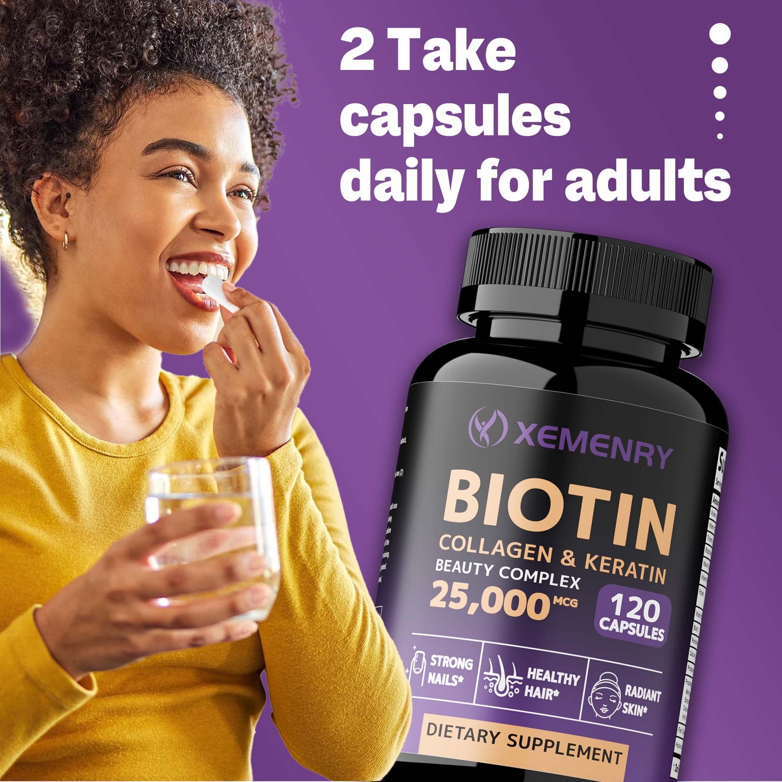 Biotin Collagen & Keratin – Anti-Aging, Support Skin Health, Prevents Hair Loss